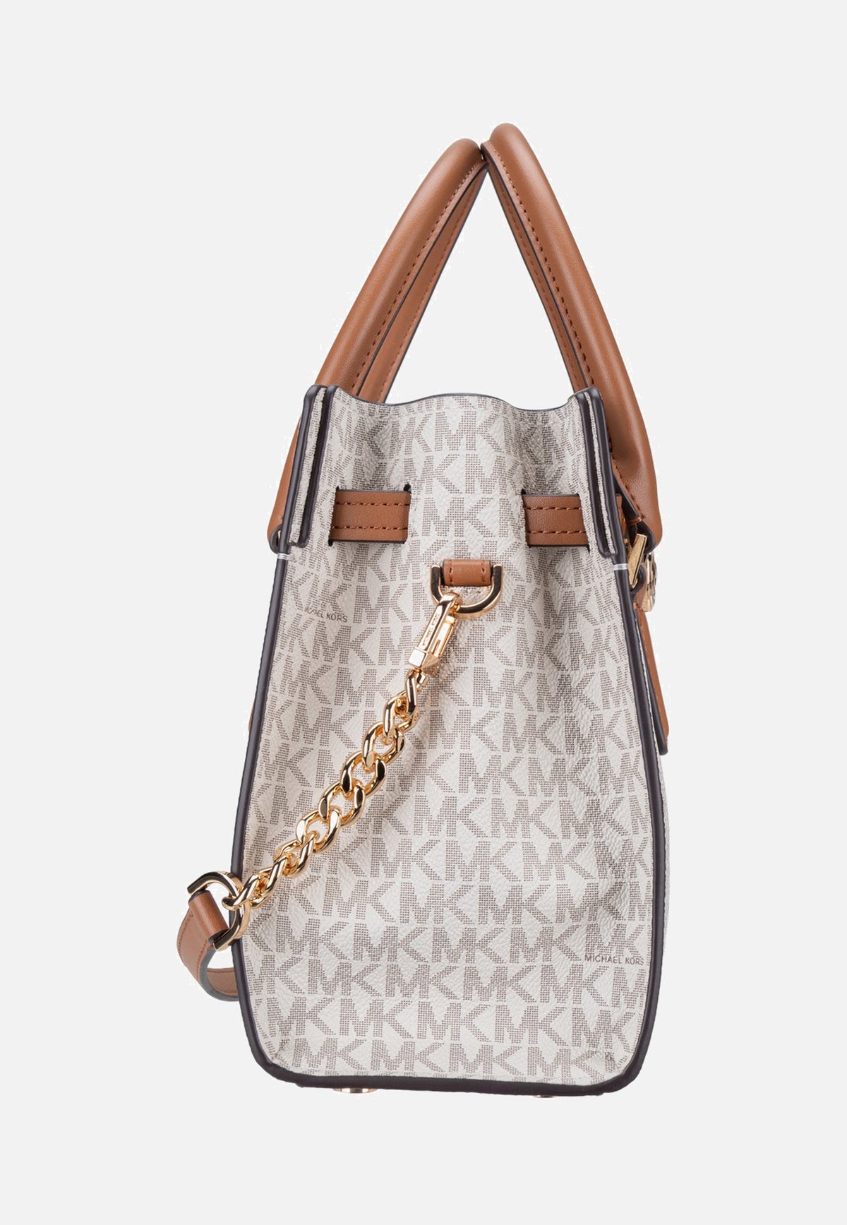 Michael Kors Hamilton Moderne SM Satchel Vanilla/Acorn Cartera