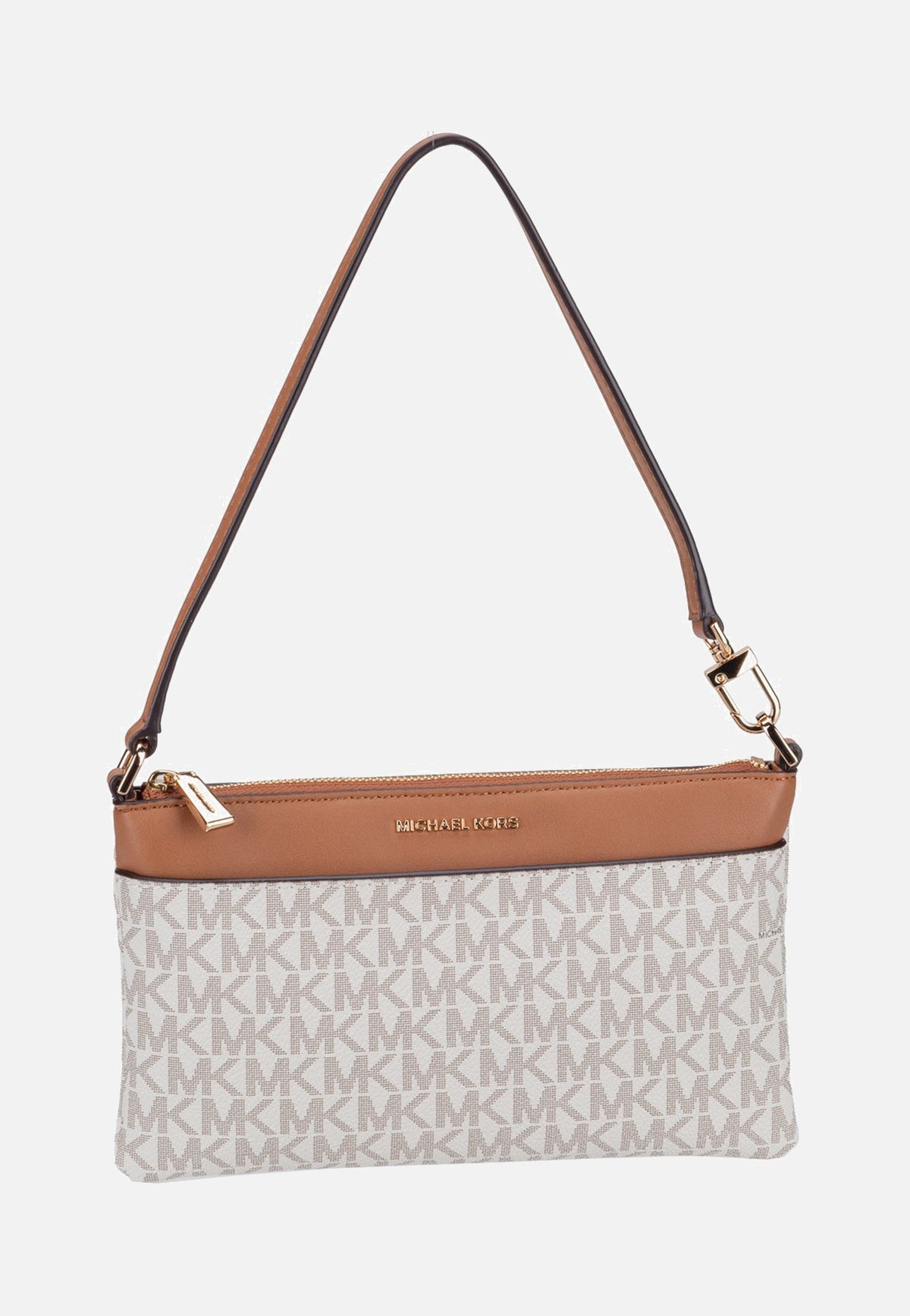 Michael Kors Jet Set MD Tz Conv Wristlet Vanilla/Acorn Frizione
