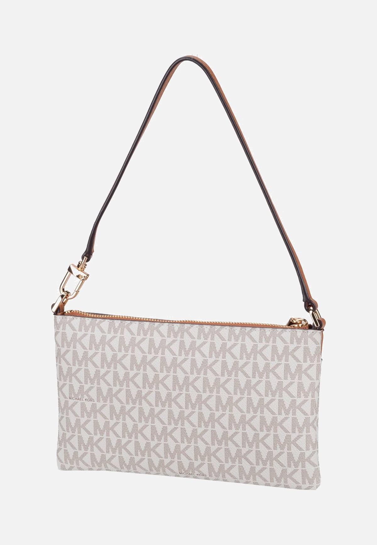 Michael Kors Jet Set MD Tz Conv Wristlet Vanilla/Acorn Frizione