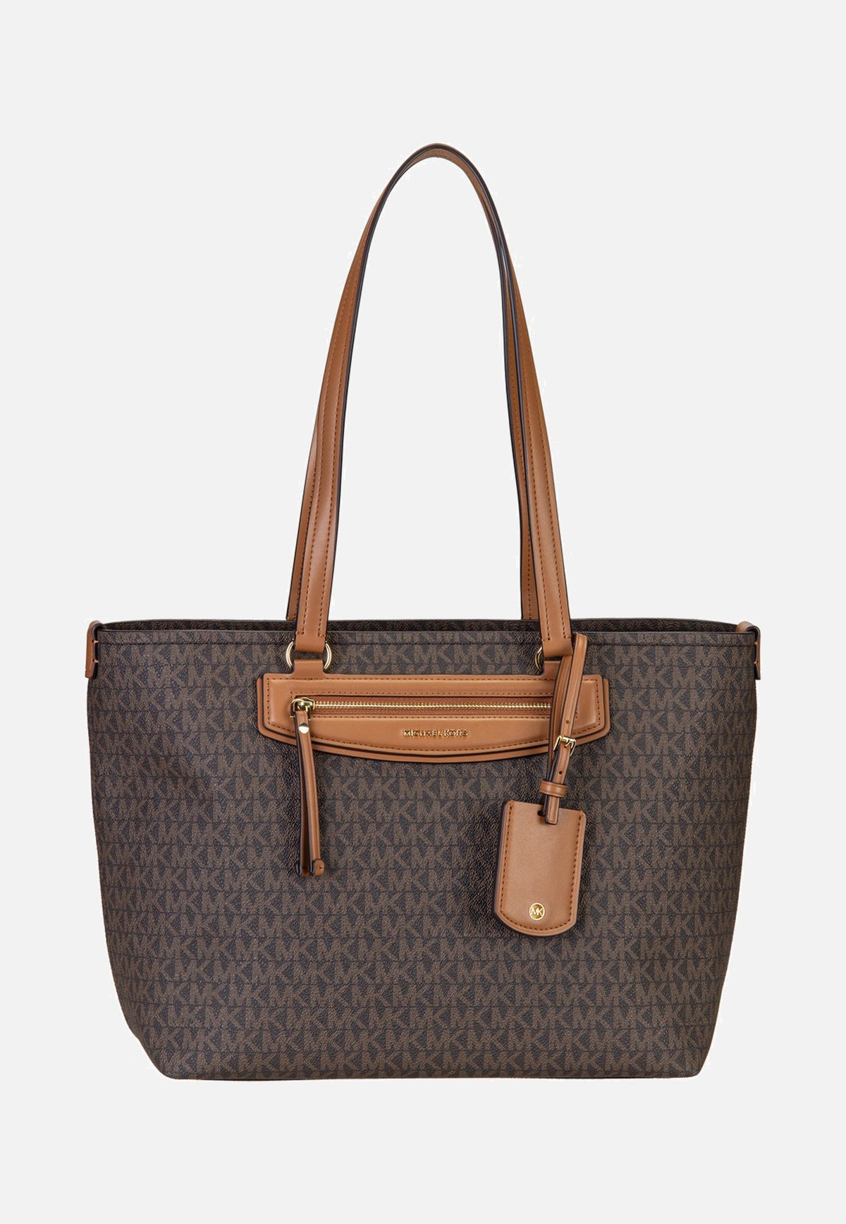 Michael Kors Jet Set Travel MD Ew Tz Tote Brown/Acorn Client