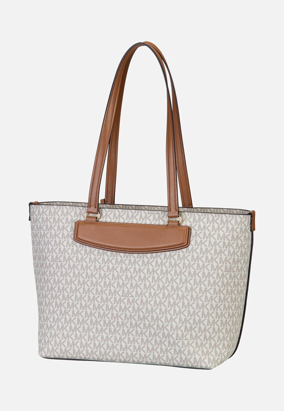 Michael Kors Jet Set Travel MD Ew Tz Tote Vanilla/Acorn Client