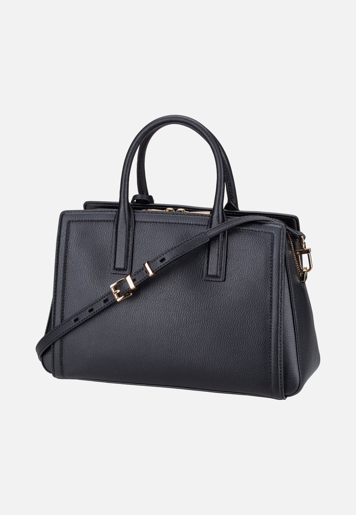 Michael Kors Laila MD Satchel Black Borsa a tracolla