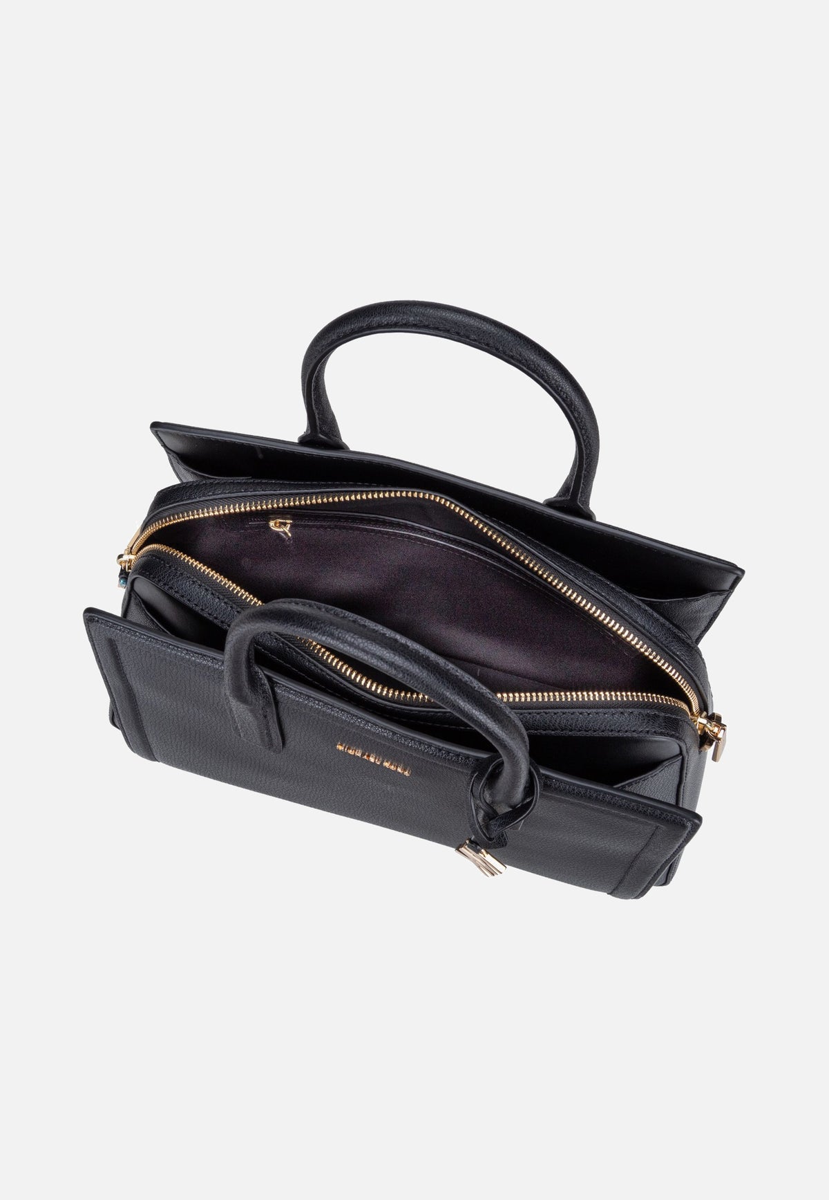 Michael Kors Laila MD Satchel Black Borsa a tracolla