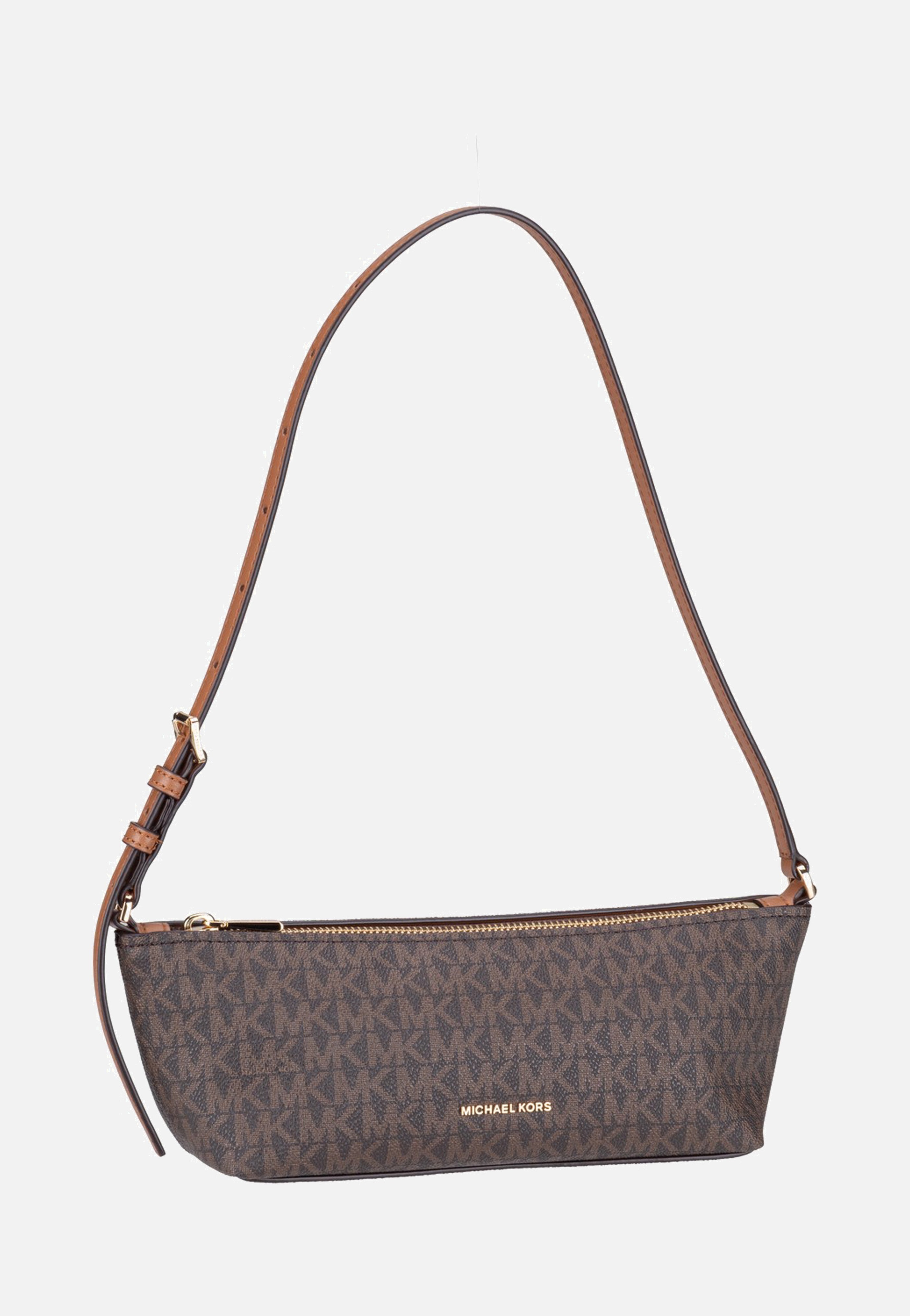 Michael Kors Laila SM Ew Pouchette Brown/Acorn Koppeling