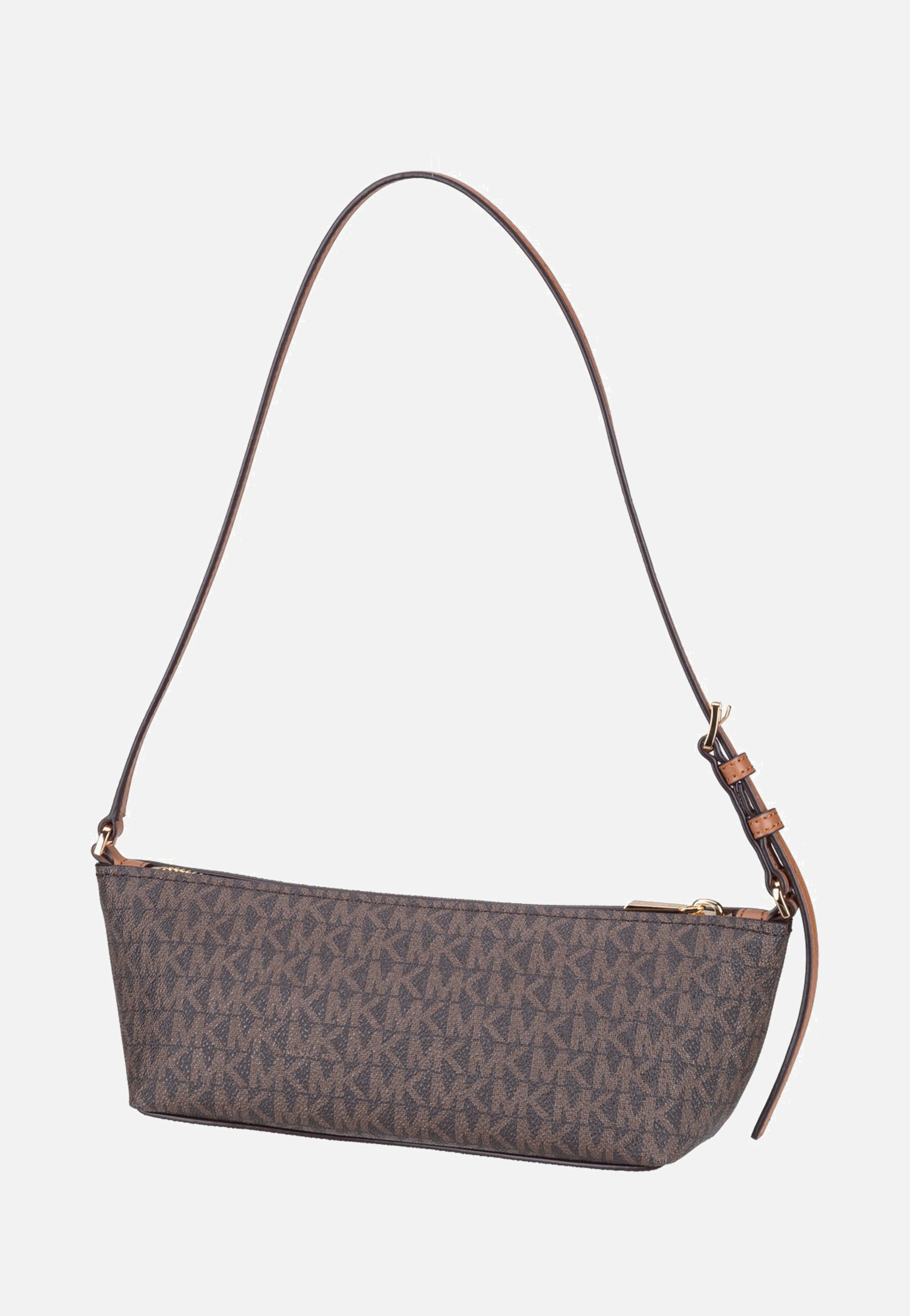 Michael Kors Laila SM Ew Pouchette Brown/Acorn Koppeling