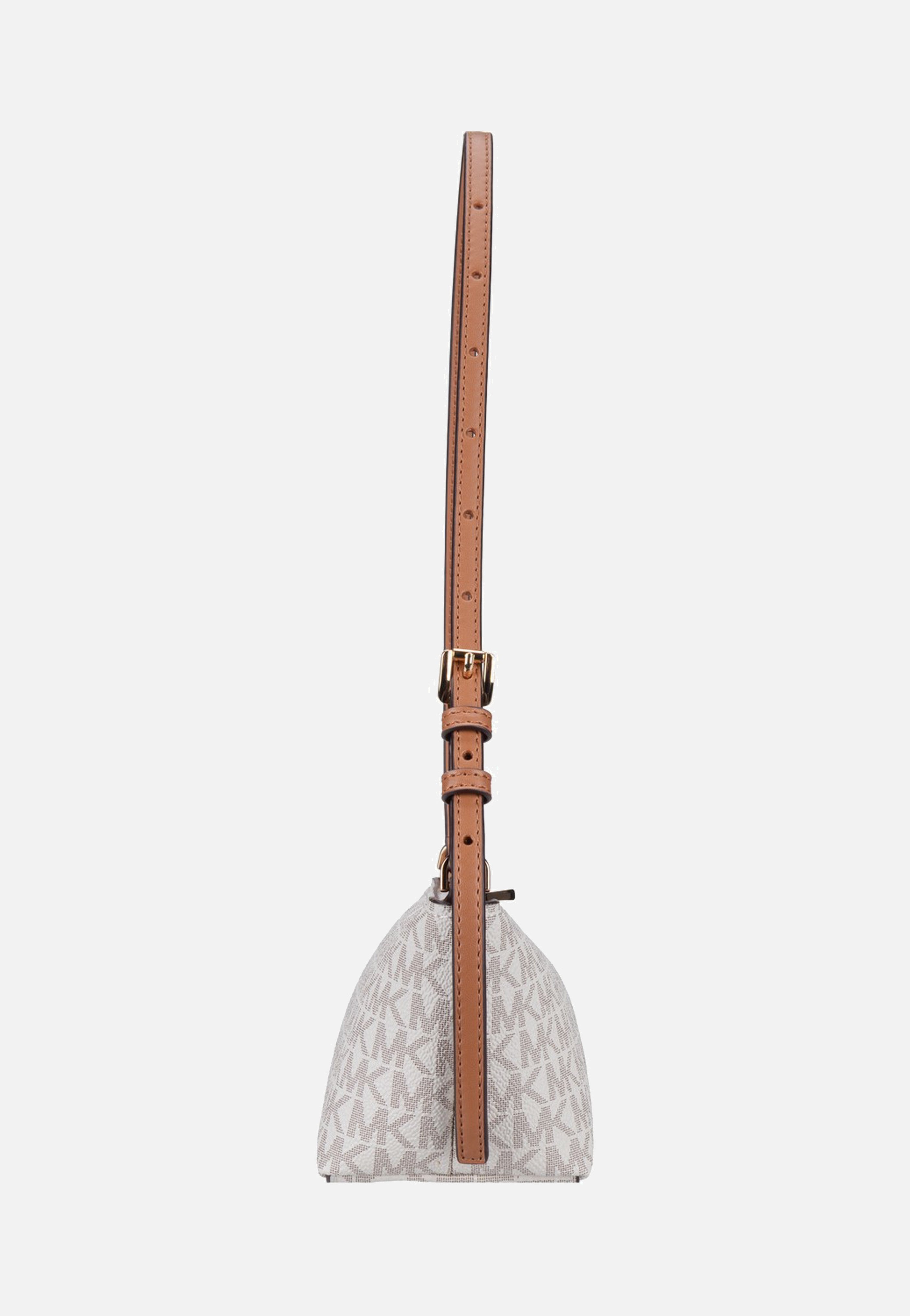 Michael Kors Laila SM Ew Pouchette Vanilla/Acorn Frizione