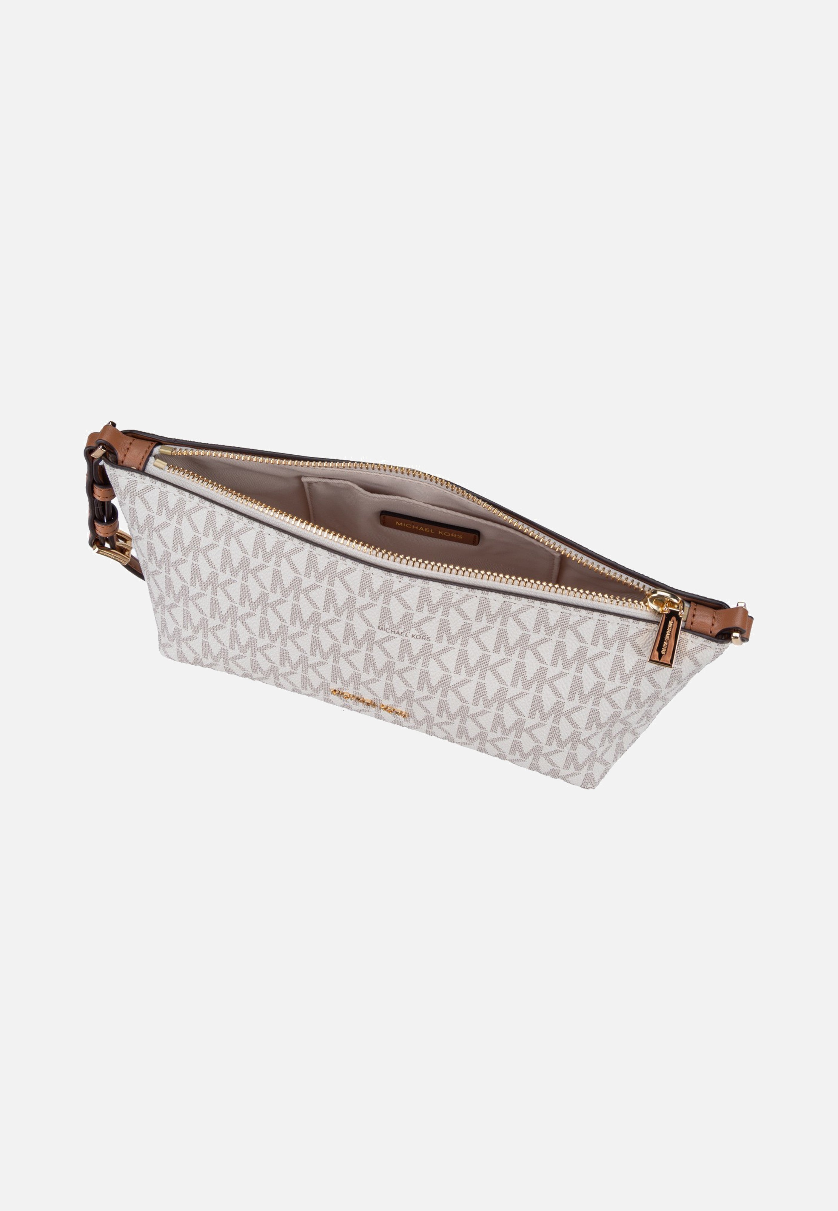 Michael Kors Laila SM Ew Pouchette Vanilla/Acorn Frizione