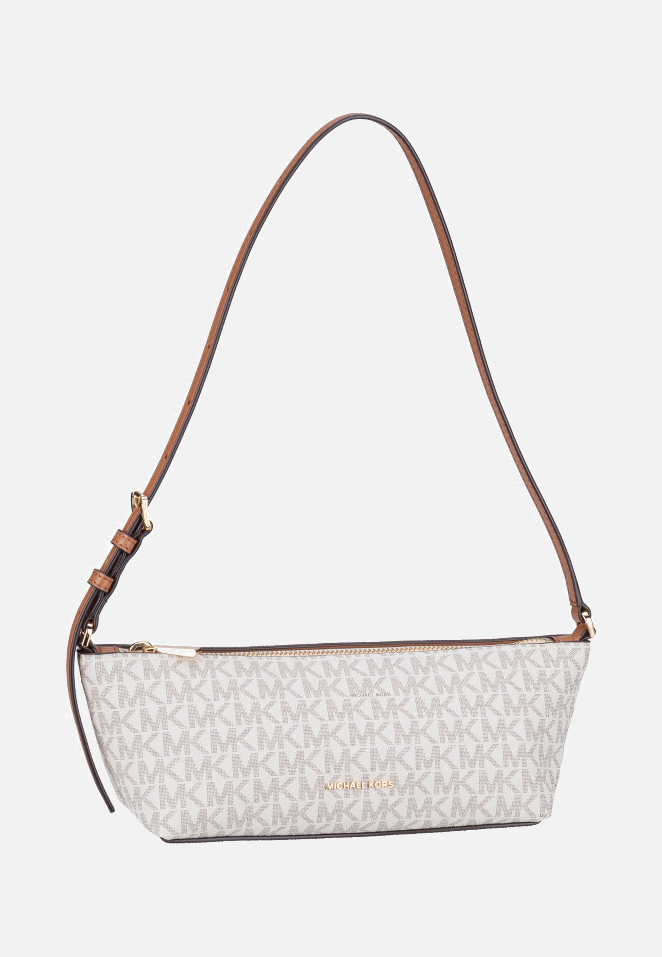 Michael Kors Laila SM Ew Pouchette Vanilla/Acorn Frizione