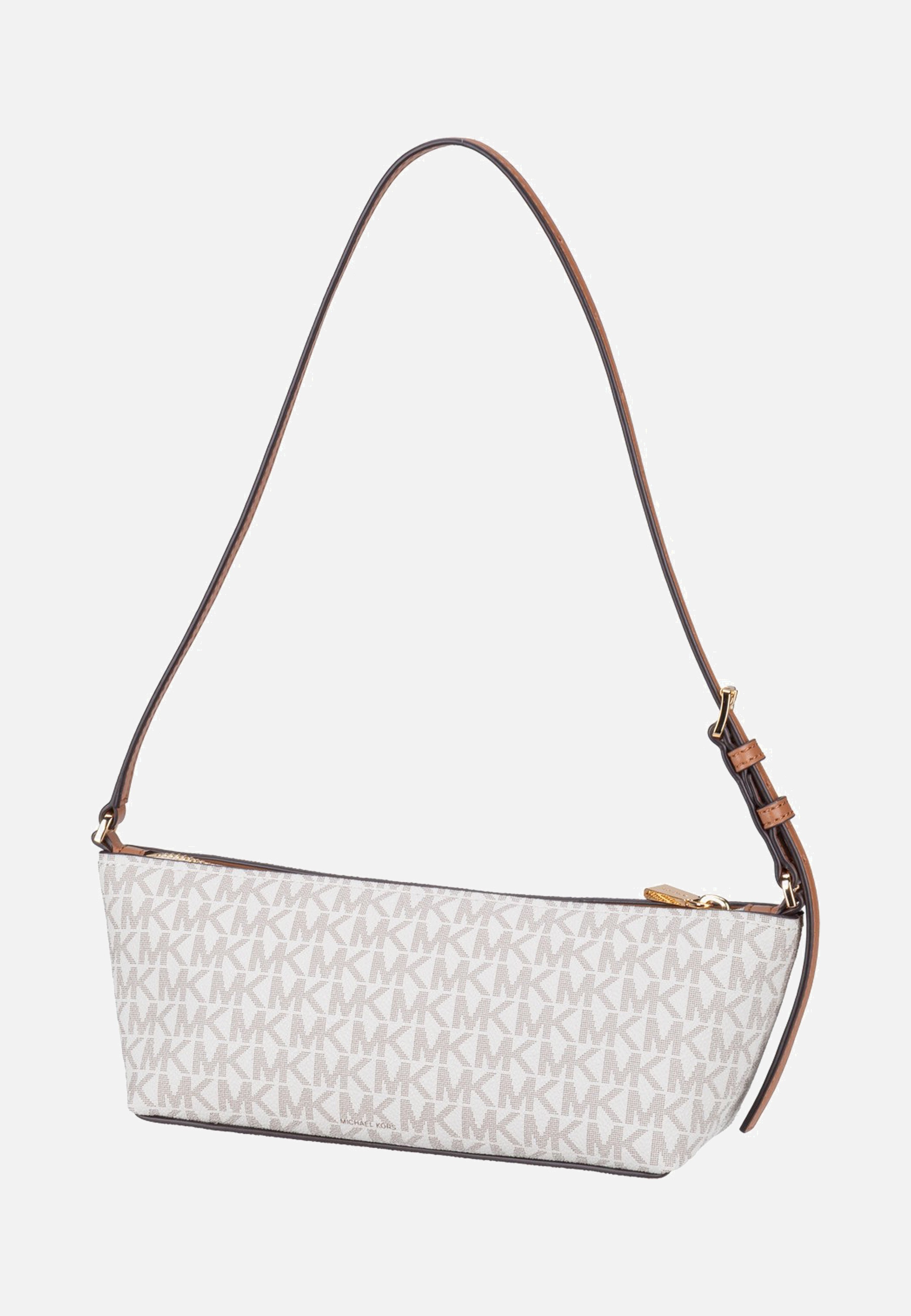 Michael Kors Laila SM Ew Pouchette Vanilla/Acorn Frizione