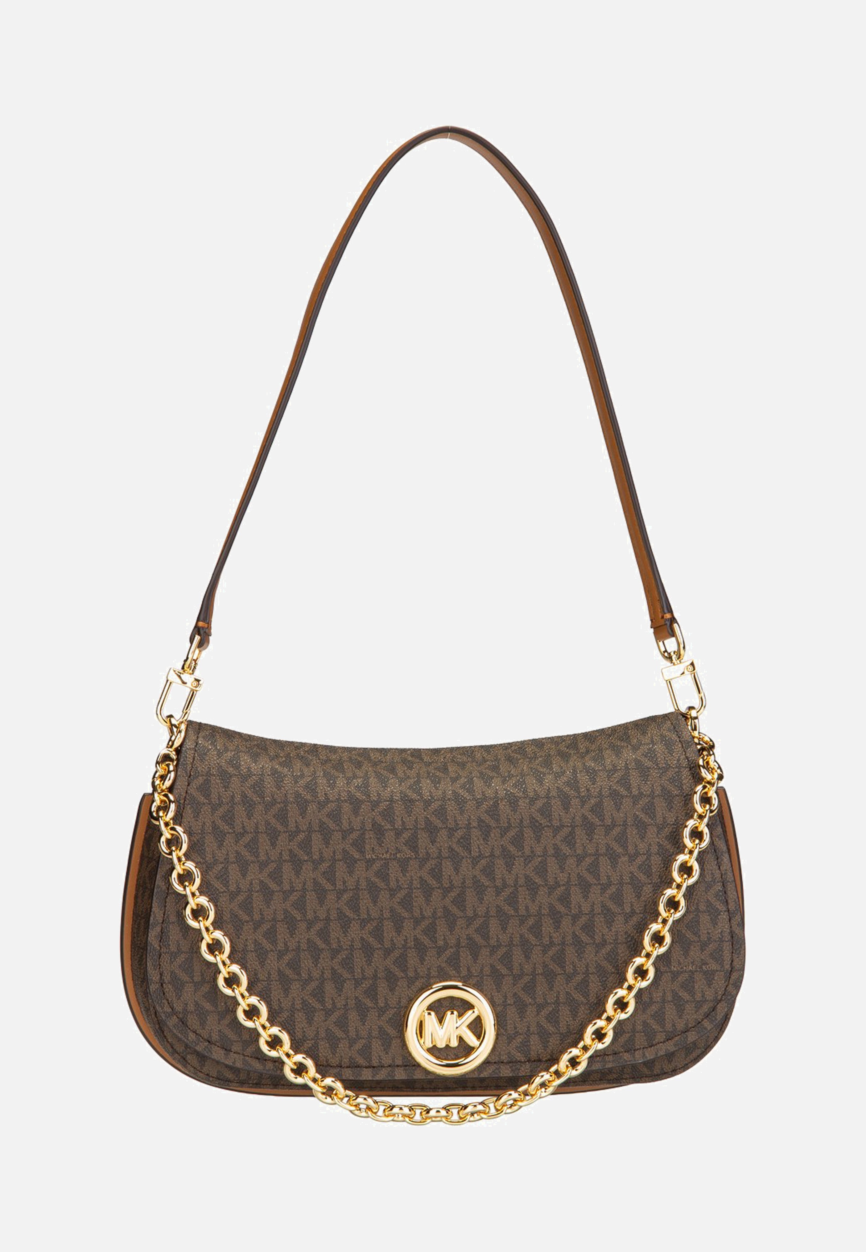 Michael Kors Nolita MD Chain Conv Brown/Acorn Shoulder Bag