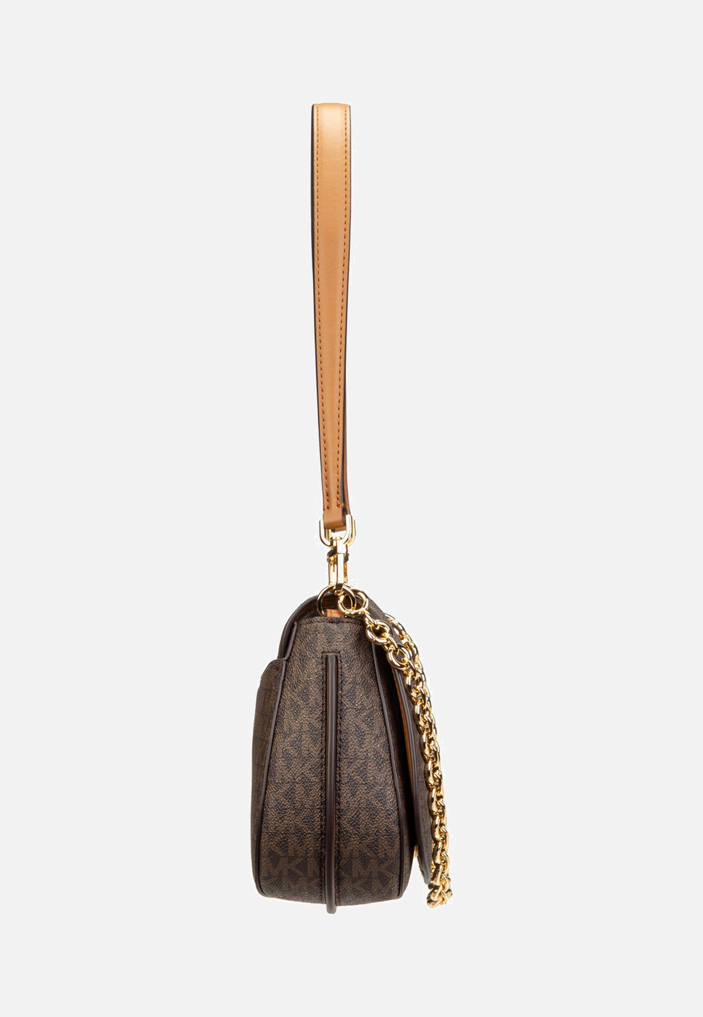 Michael Kors Nolita MD Chain Conv Brown/Acorn Shoulder Bag