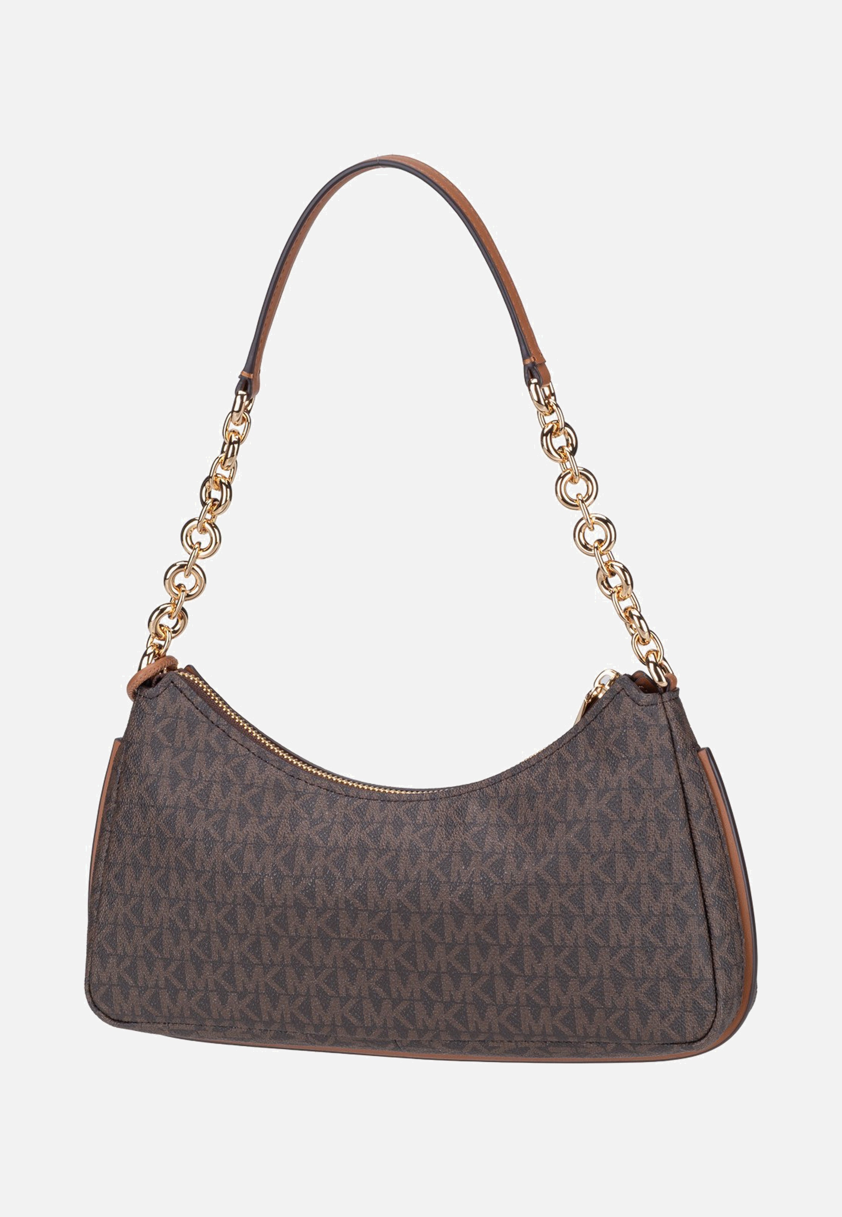 Michael Kors Nolita MD Chain Pouchette Brown/Acorn Clutch