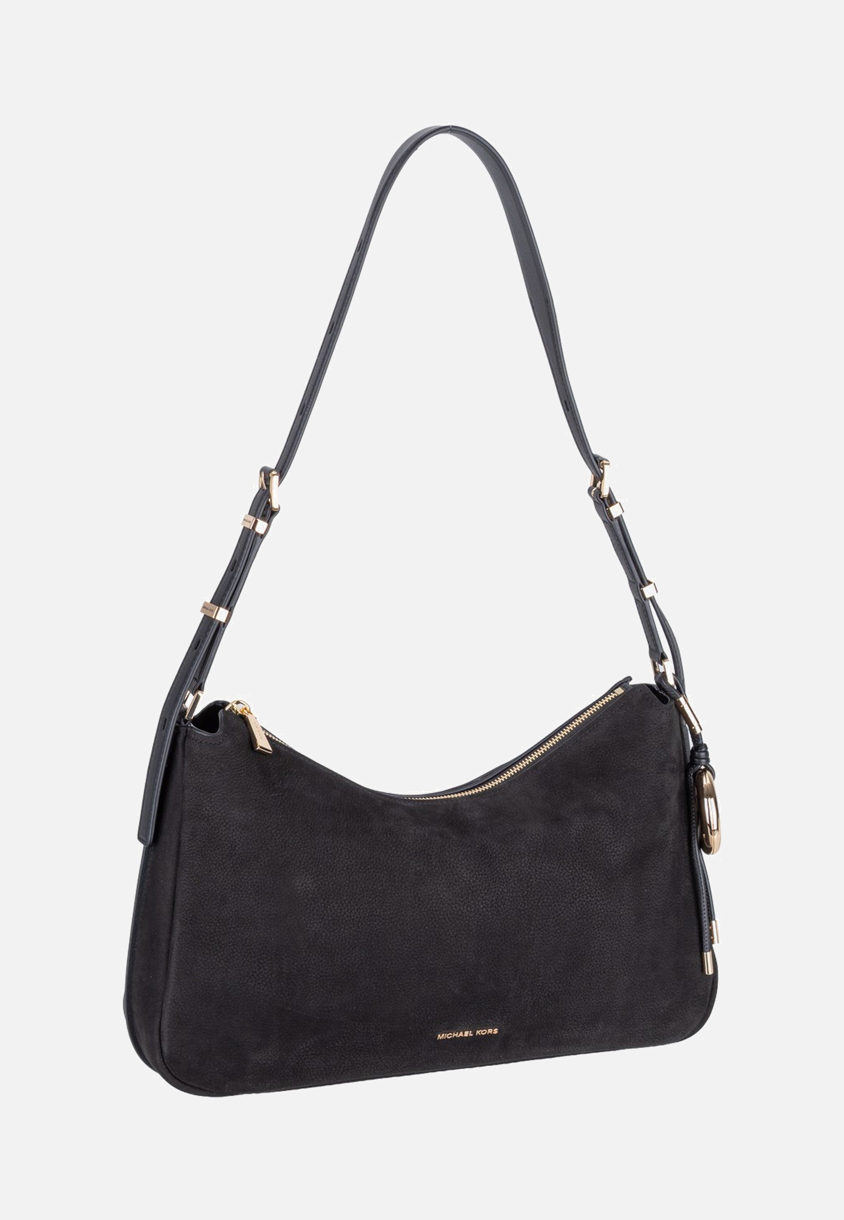 Michael Kors Nolita Medium Tz Conv Shldr Black Hobo Bag