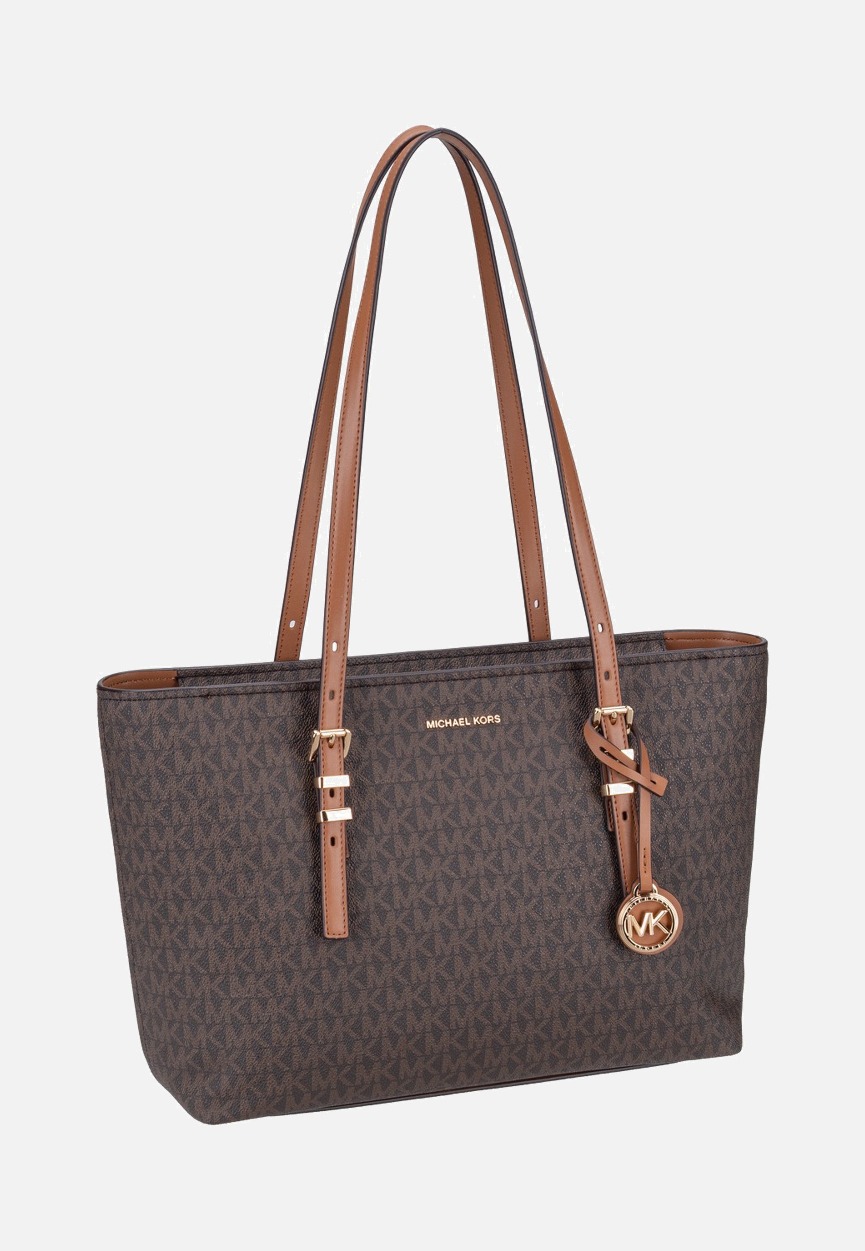 Michael Kors Quinn MD Ew Tz Tote Brown/Acorn Shopper