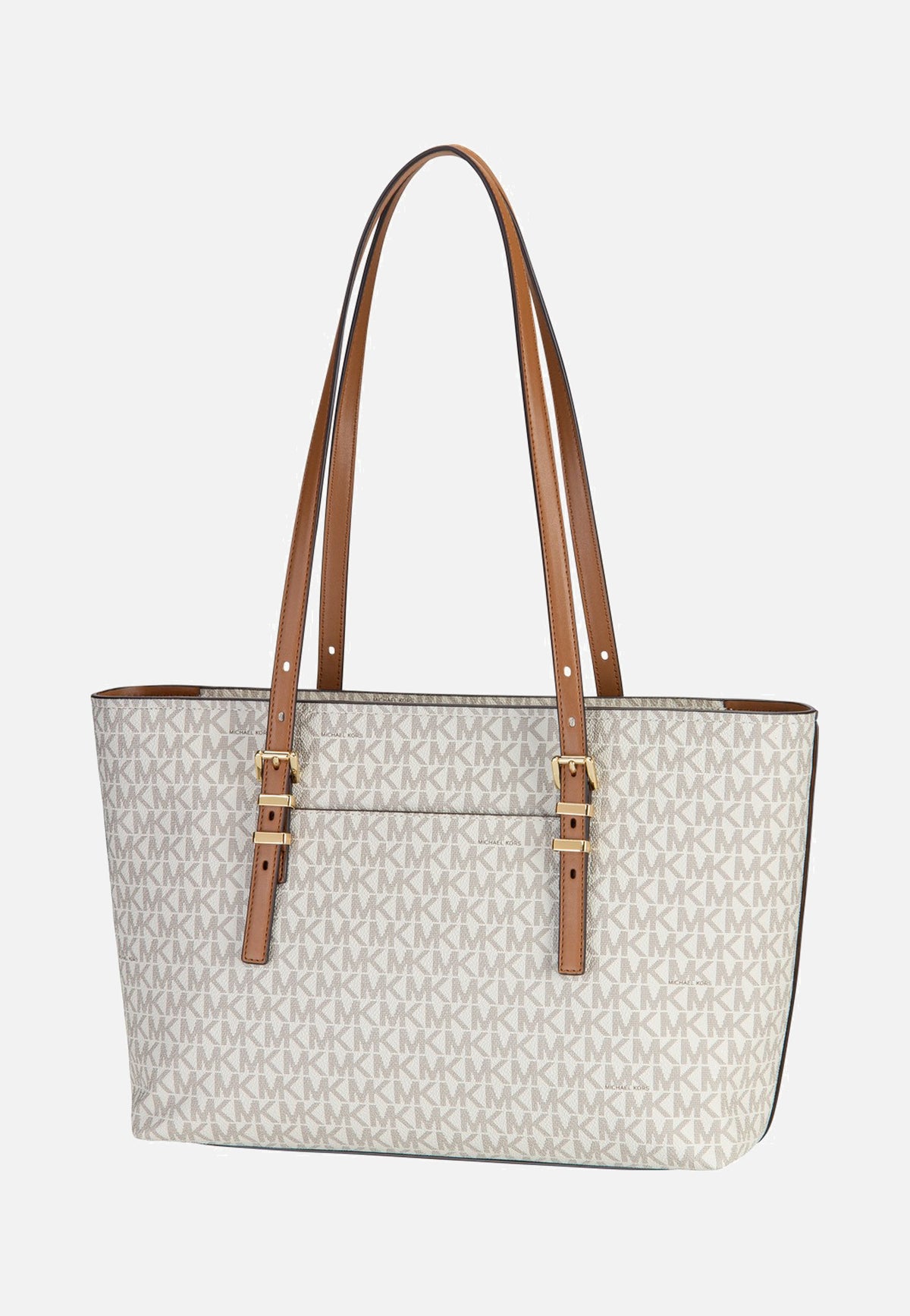 Michael Kors Quinn MD Ew Tz Tote Vanilla/Acorn Acquirente