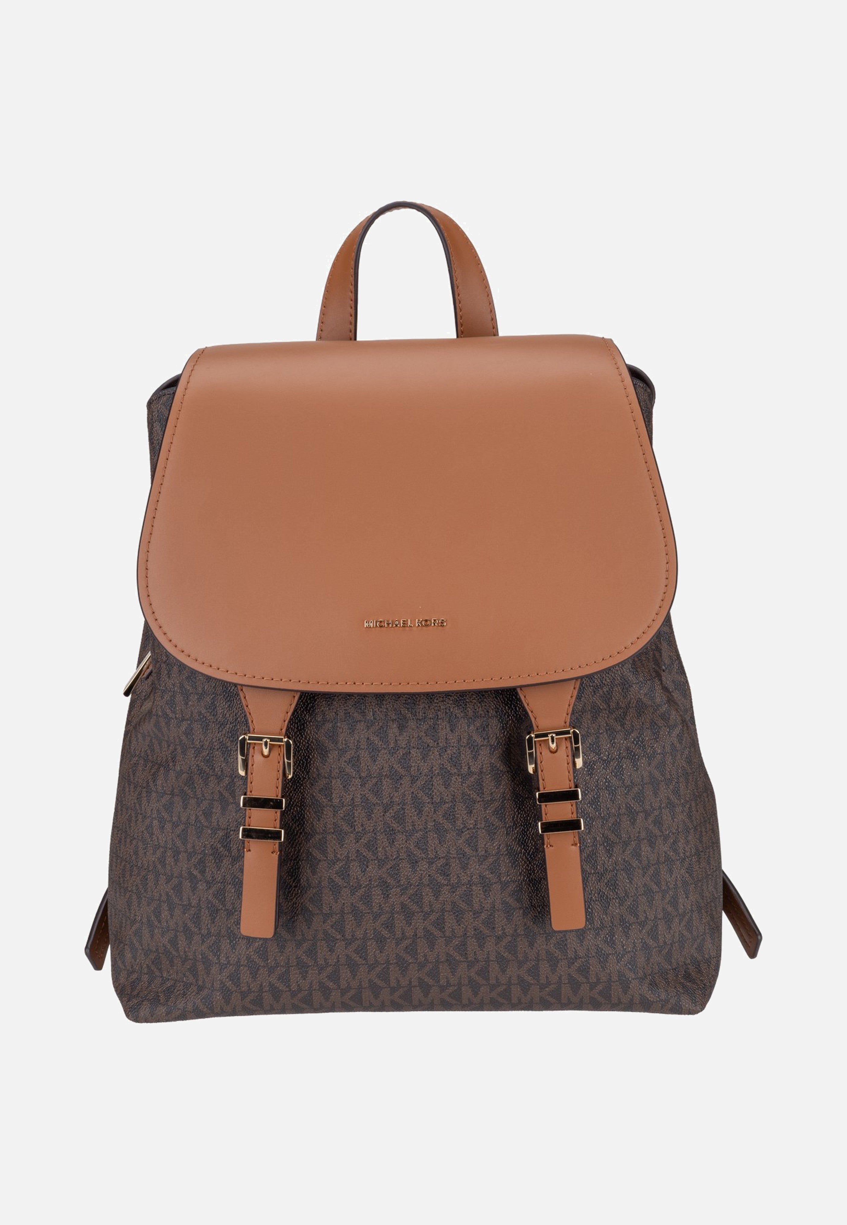 Michael Kors Quinn MD Flap Brown/Acorn Zaino