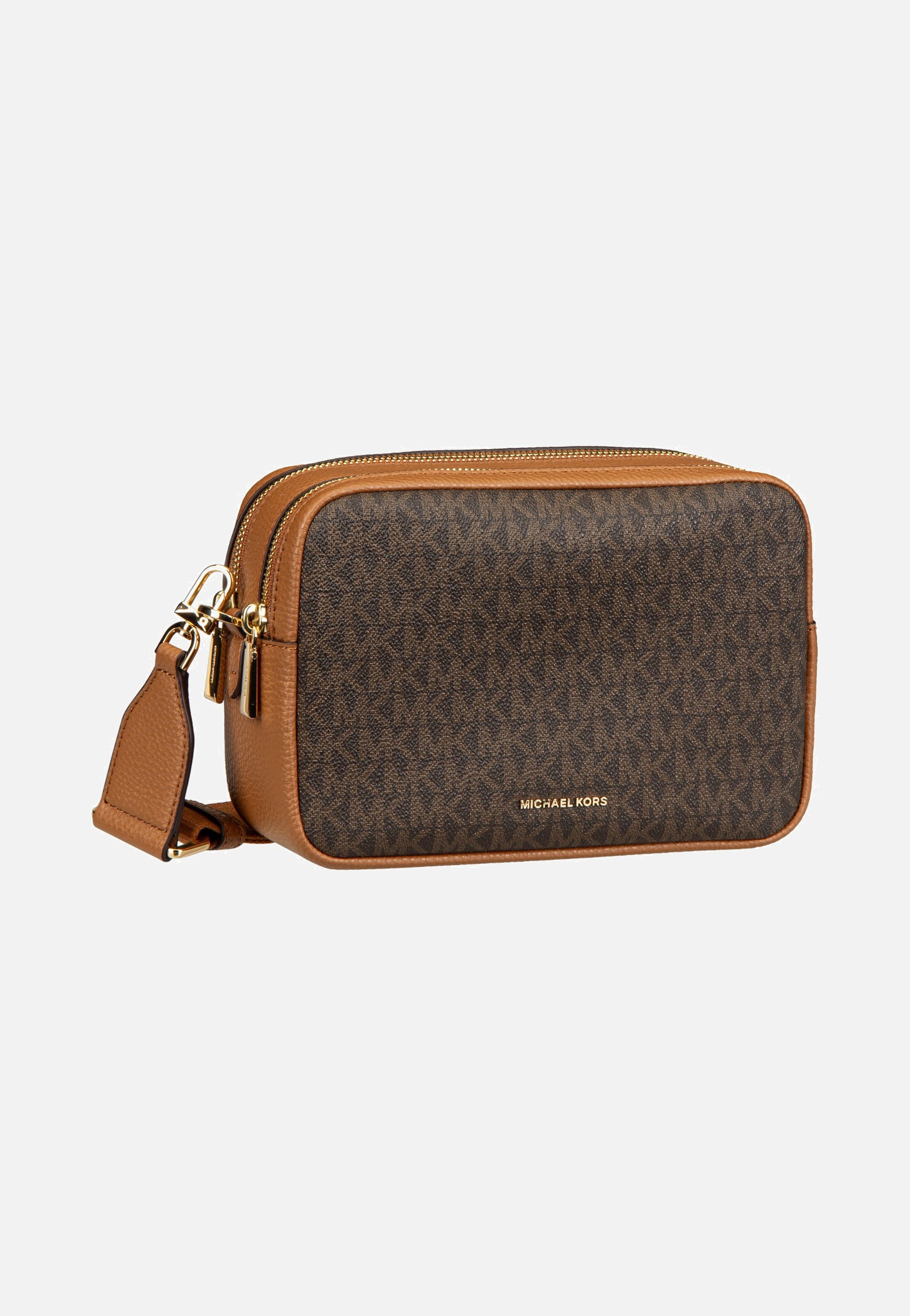 Michael Kors - Bryant MD Double Zip Chain Cam Brown/Acorn - Crossbody Bag | Women-Image
