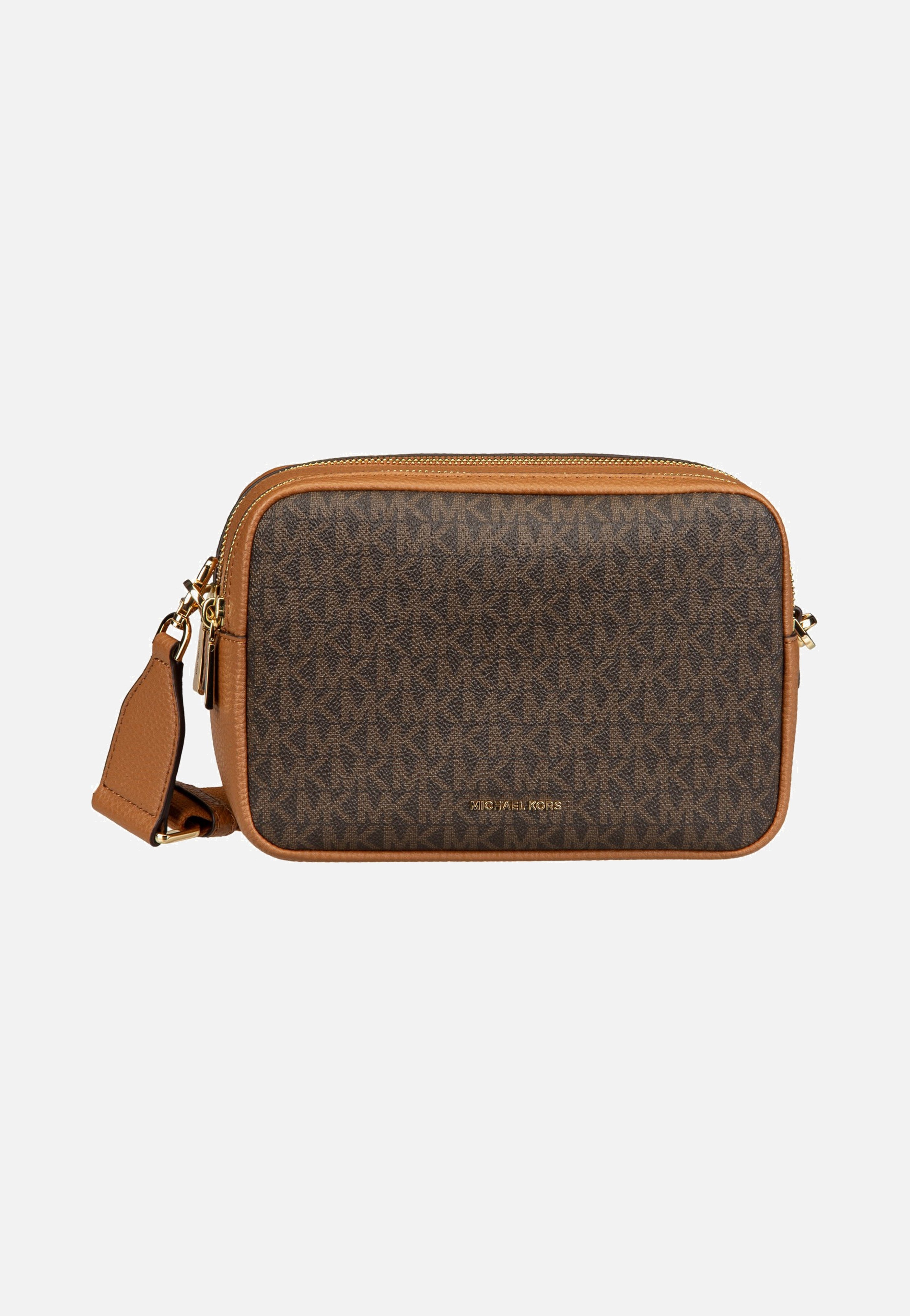 Michael Kors - Bryant MD Double Zip Chain Cam Brown/Acorn - Crossbody Bag | Women-Image