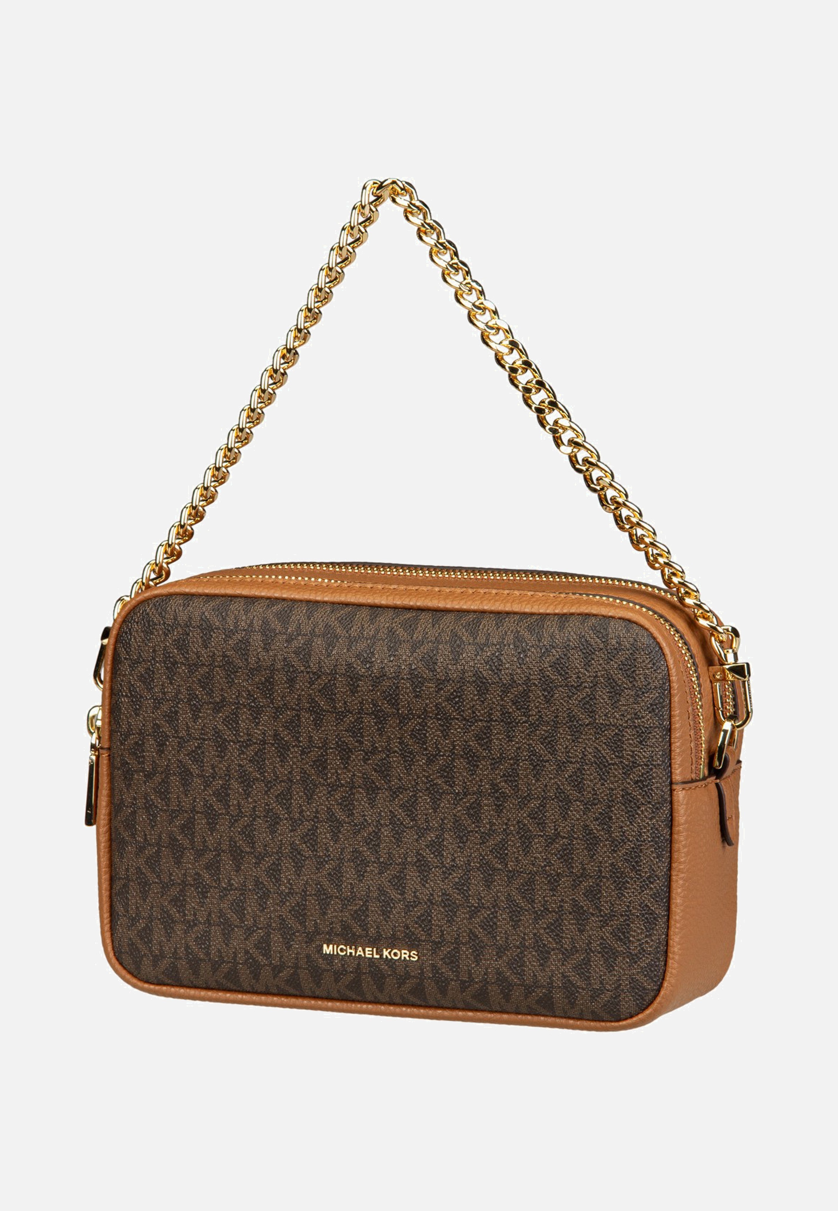 Michael Kors - Bryant MD Double Zip Chain Cam Brown/Acorn - Crossbody Bag | Women-Image