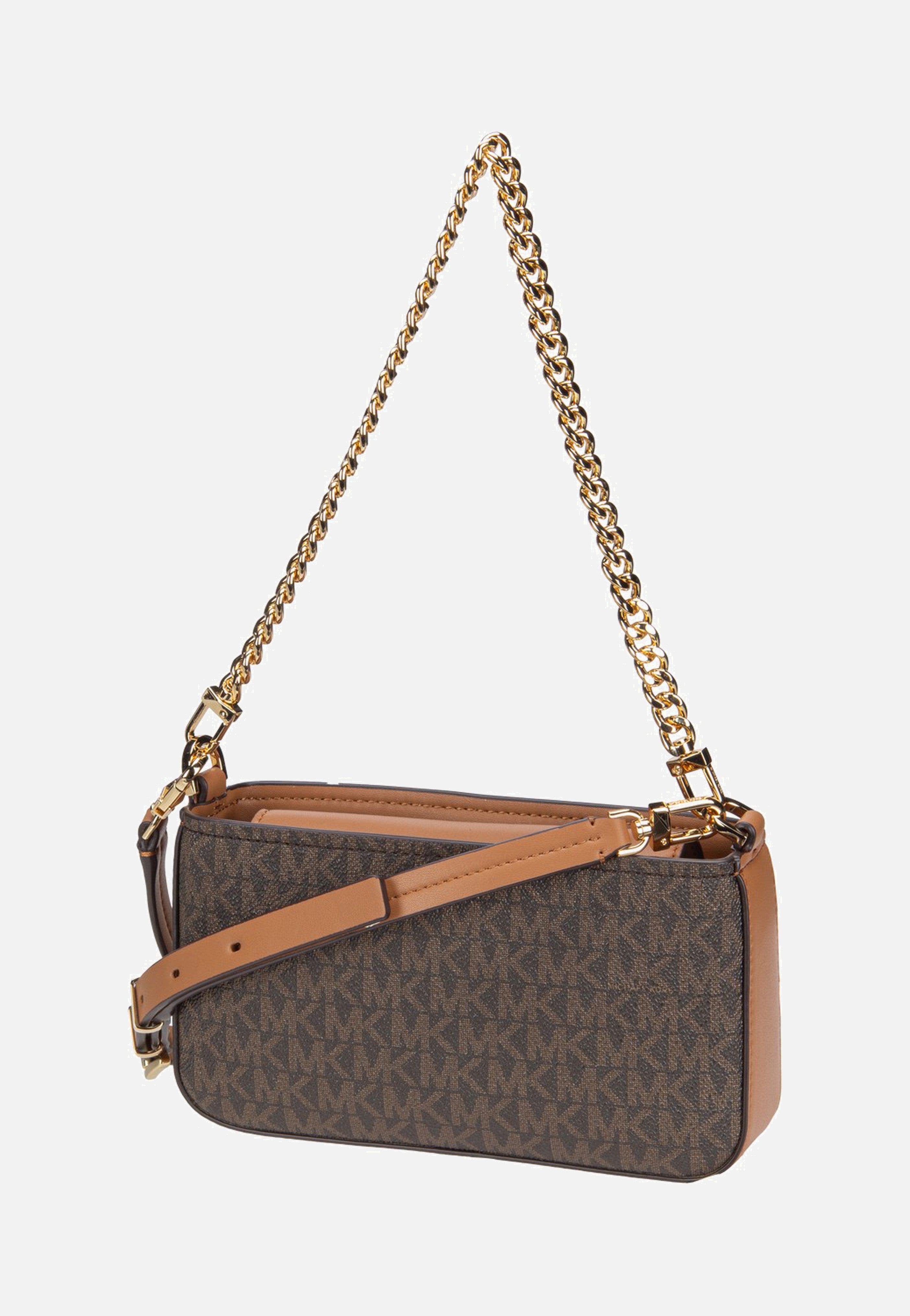 Michael Kors - Bryant SM Conv Xbody Pouchette Brown/Acorn - Evening Bag | Women-Image