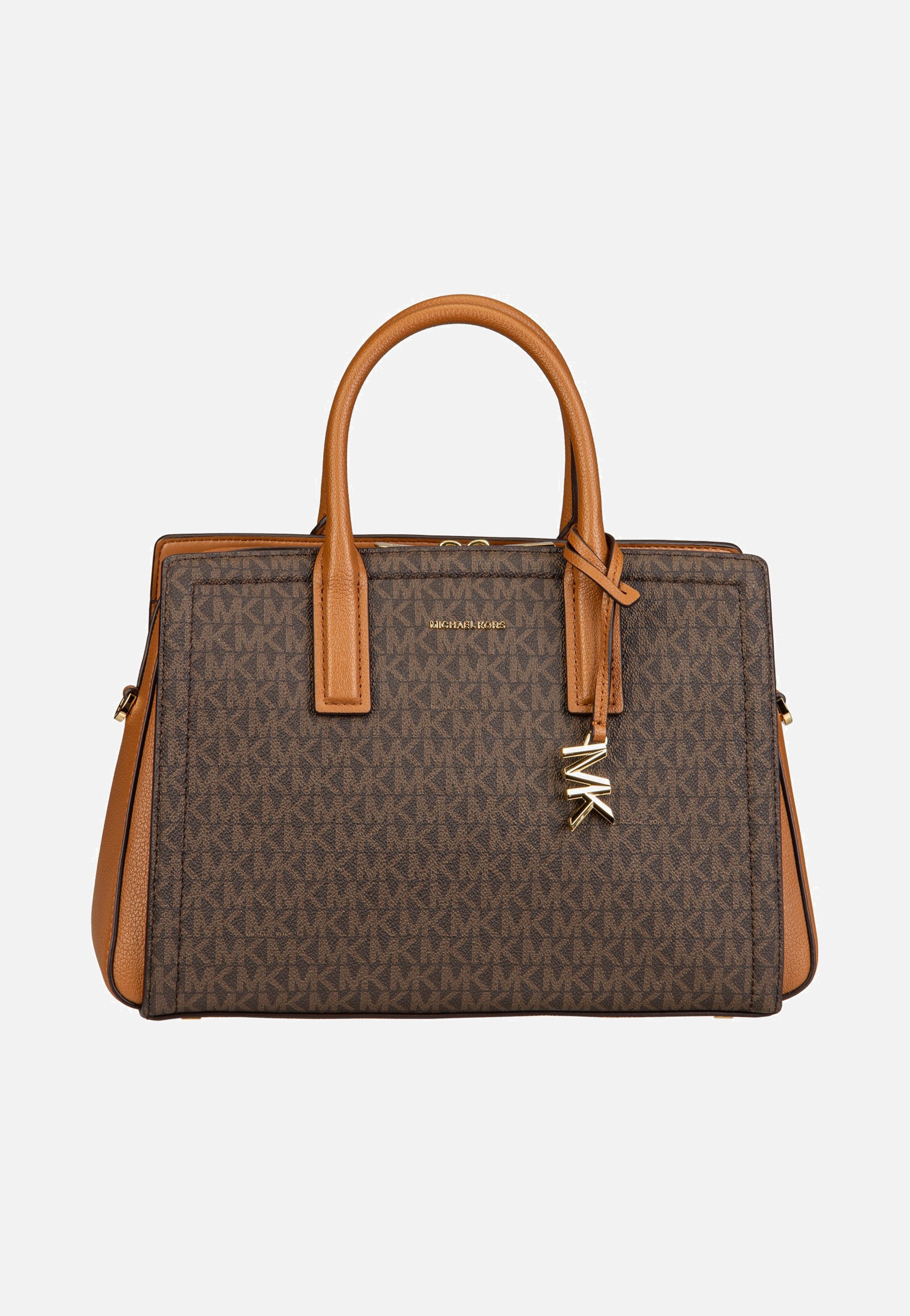 Michael Kors Laila MD Satchel Brown/Acorn - Satchel | Sakoi