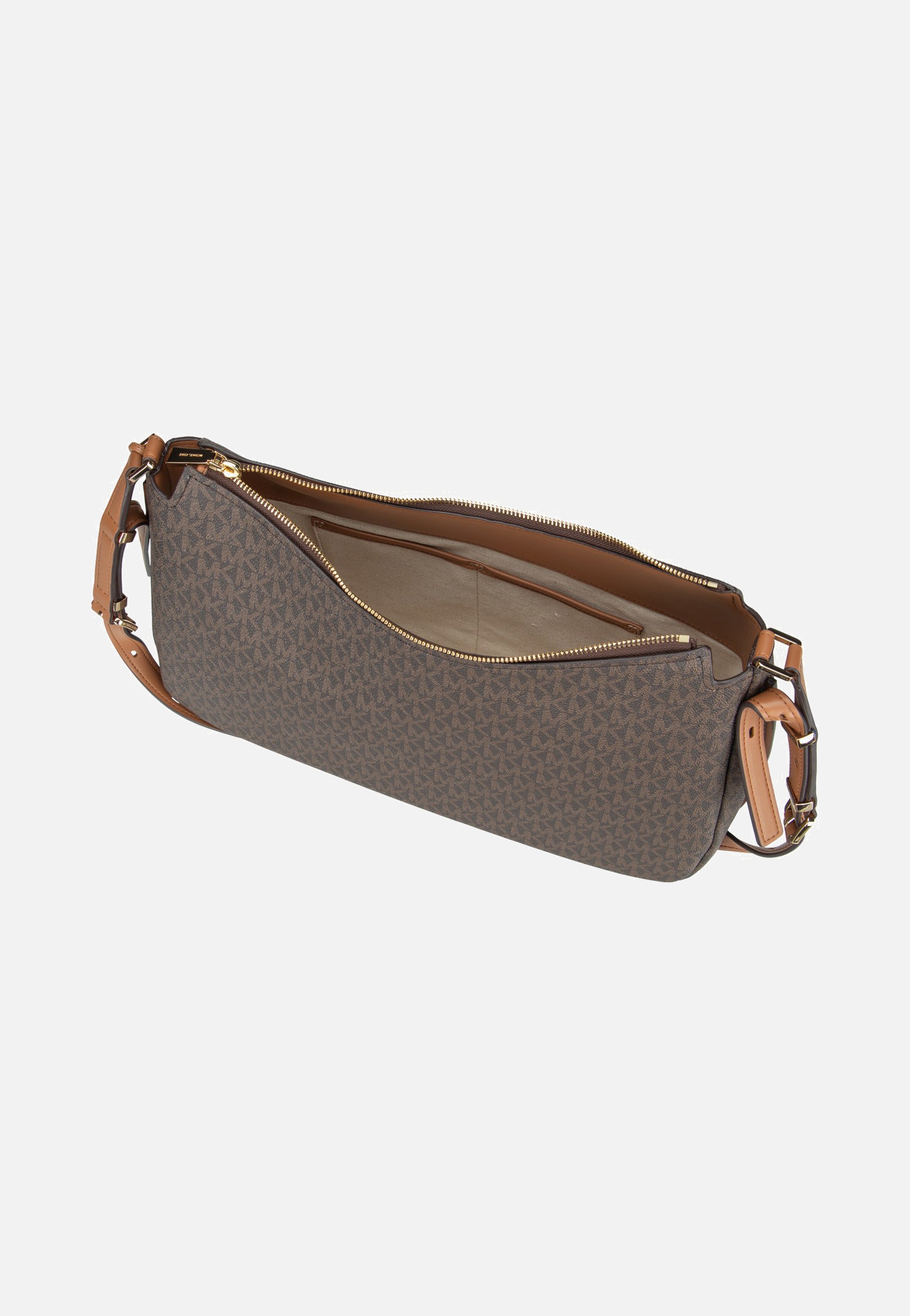 Michael Kors Nolita MD TZ Hobo Shoulder MK Brown/Acorn Shoulder Bag
