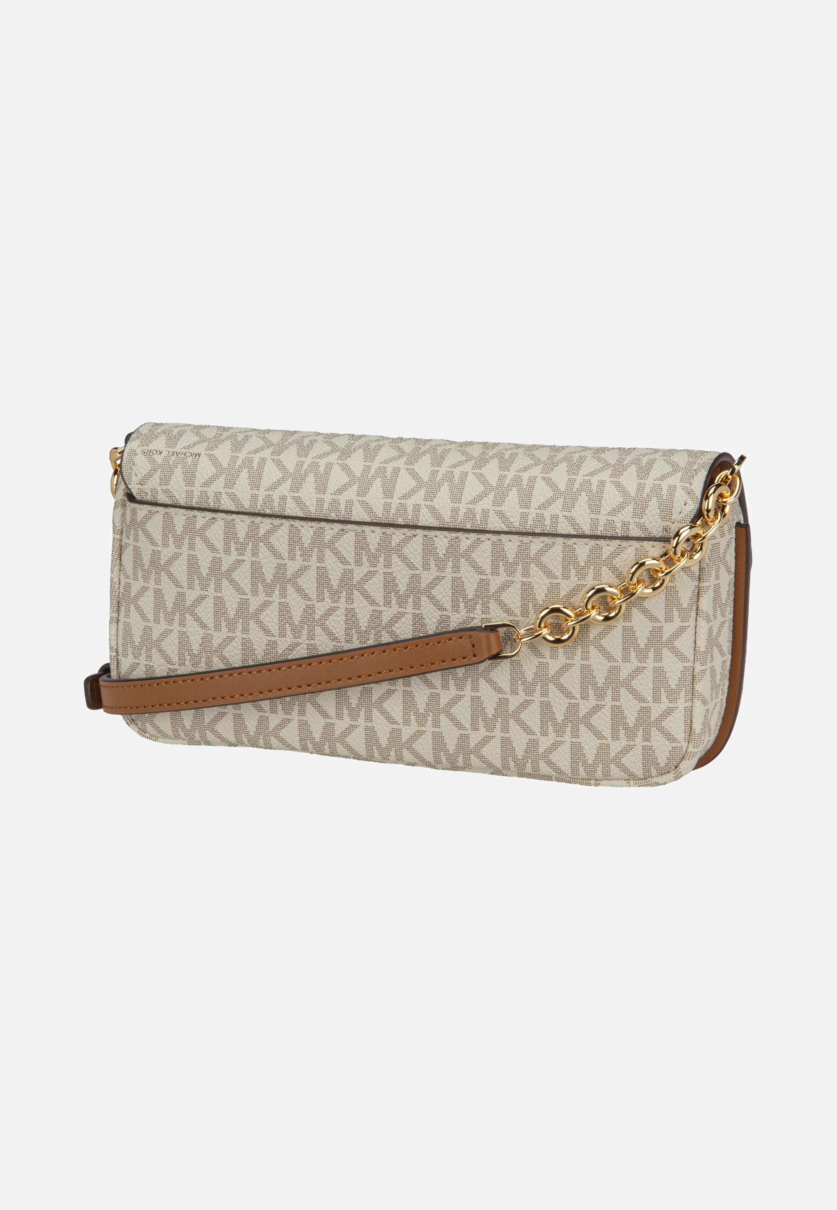 Michael Kors Nolita SM Flap Chain Xbody Vanilla/Acorn Crossbody Bag