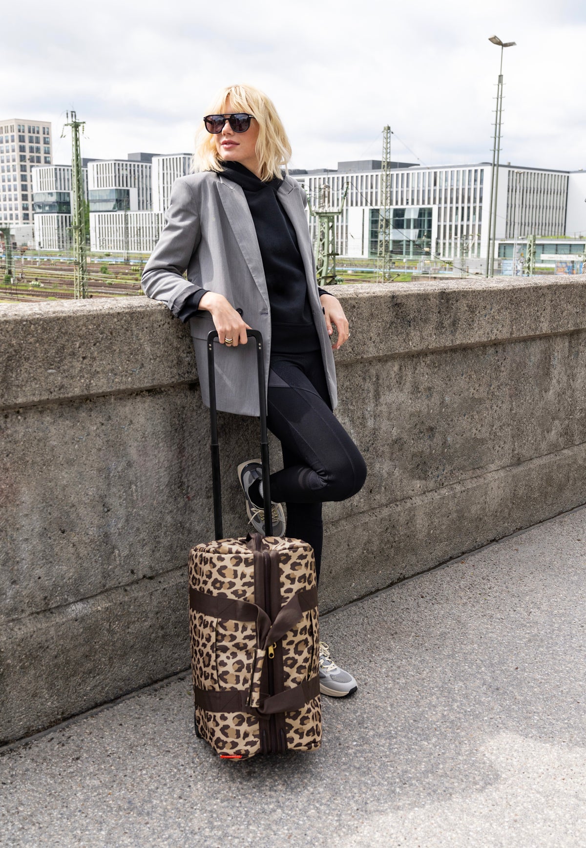 reisenthel Allrounder Trolley Leo Macchiato Borsa da viaggio con ruote