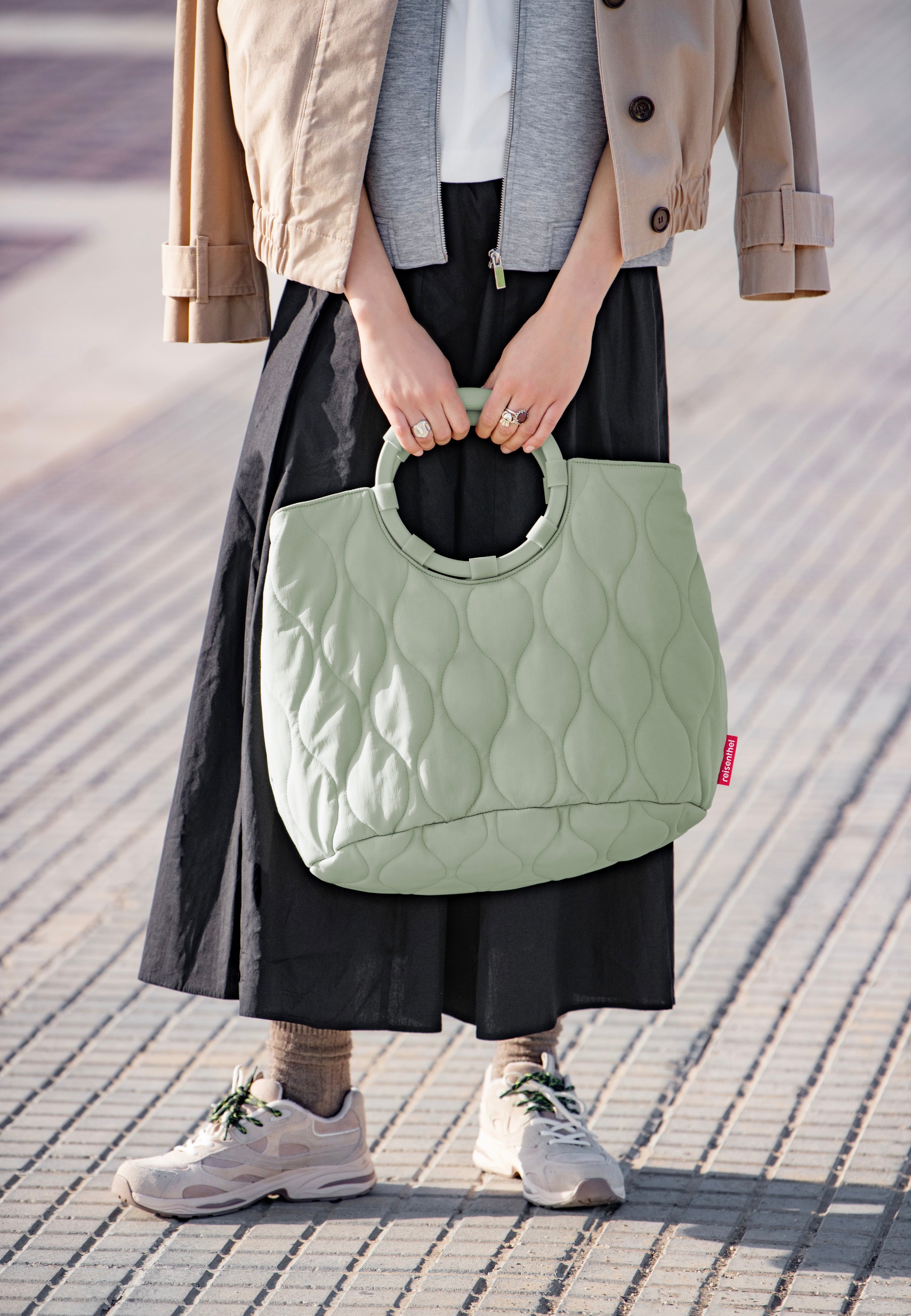 reisenthel Loopbag Hobo Puffer Iced Matcha Shopper