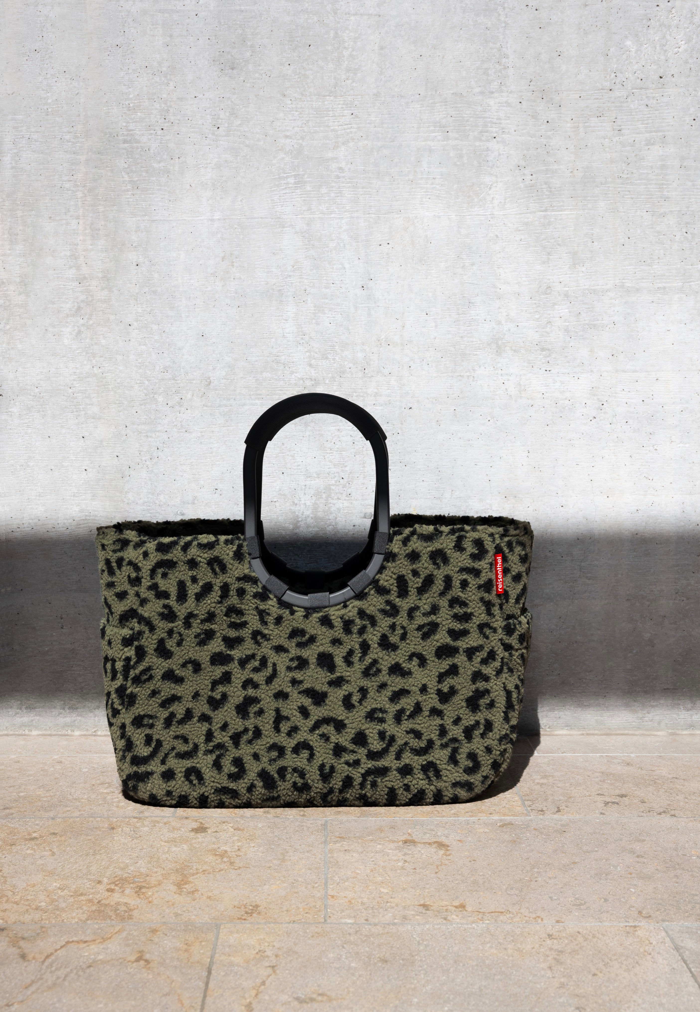 reisenthel Loopshopper L Teddy Leo Olive Shopping Basket