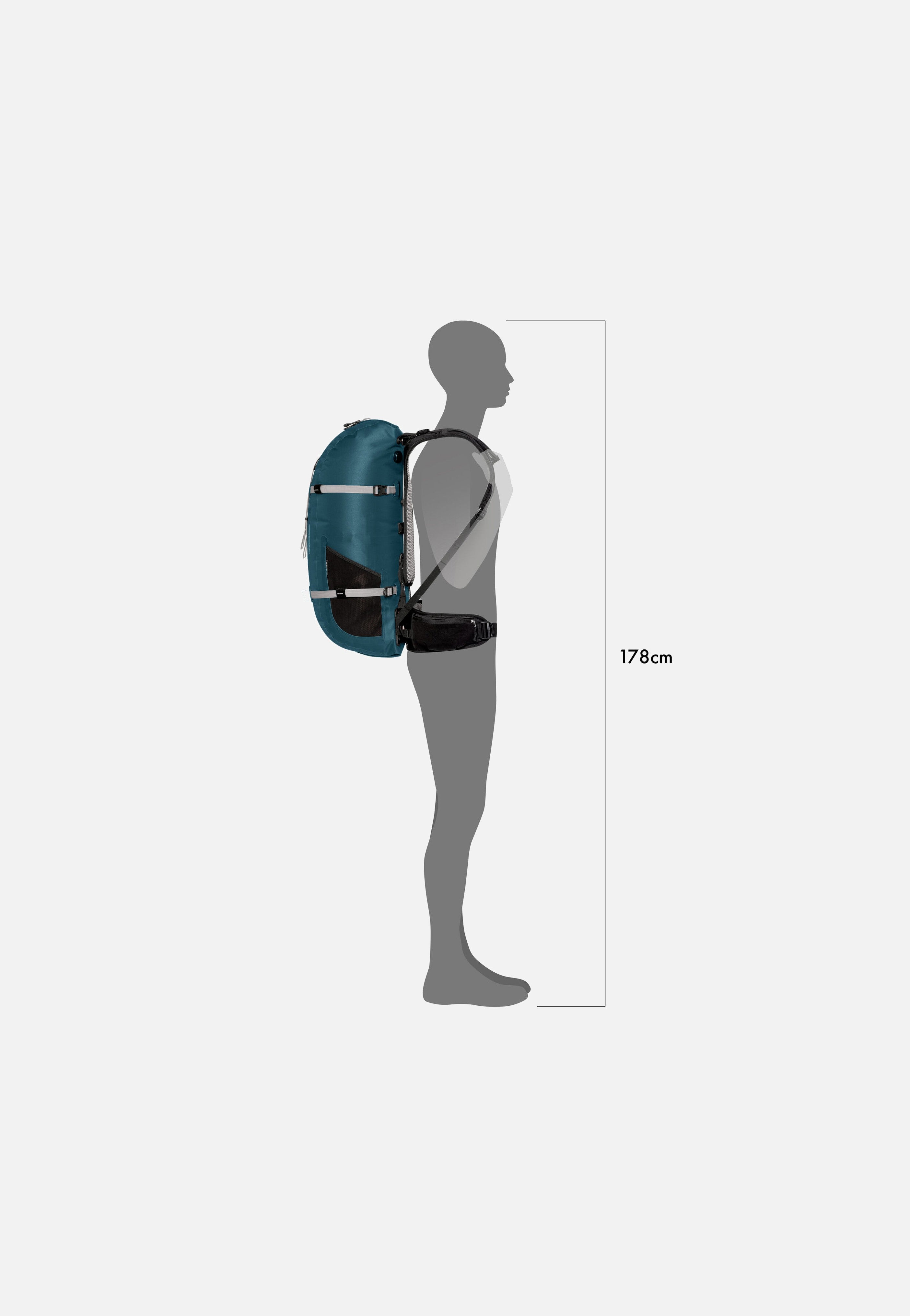 ORTLIEB - Atrack 35L Petrol - Travel Backpack | Neutral-Image