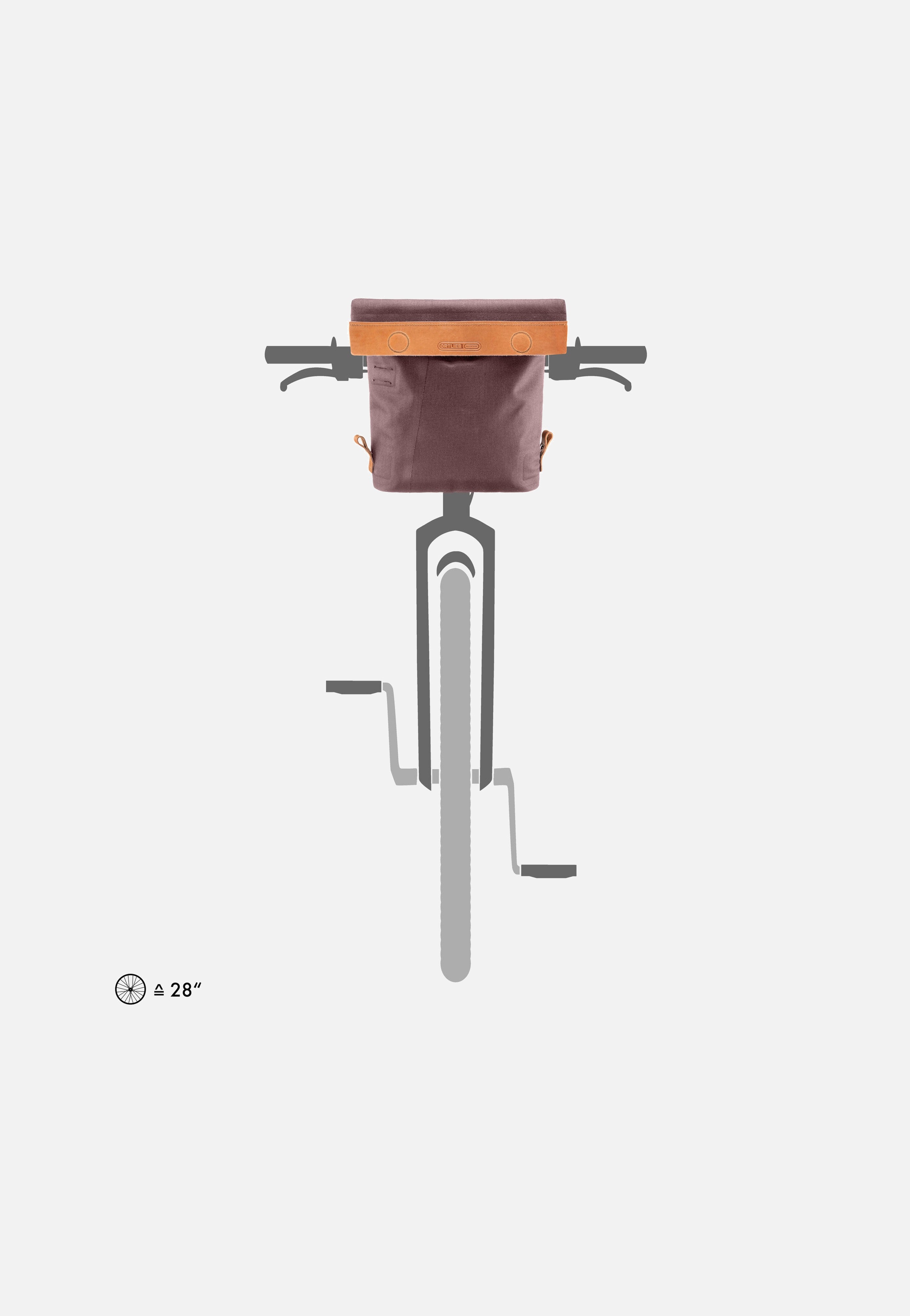 ORTLIEB - Barista Urban Ash Rose - Handlebar Bag | Neutral-Image