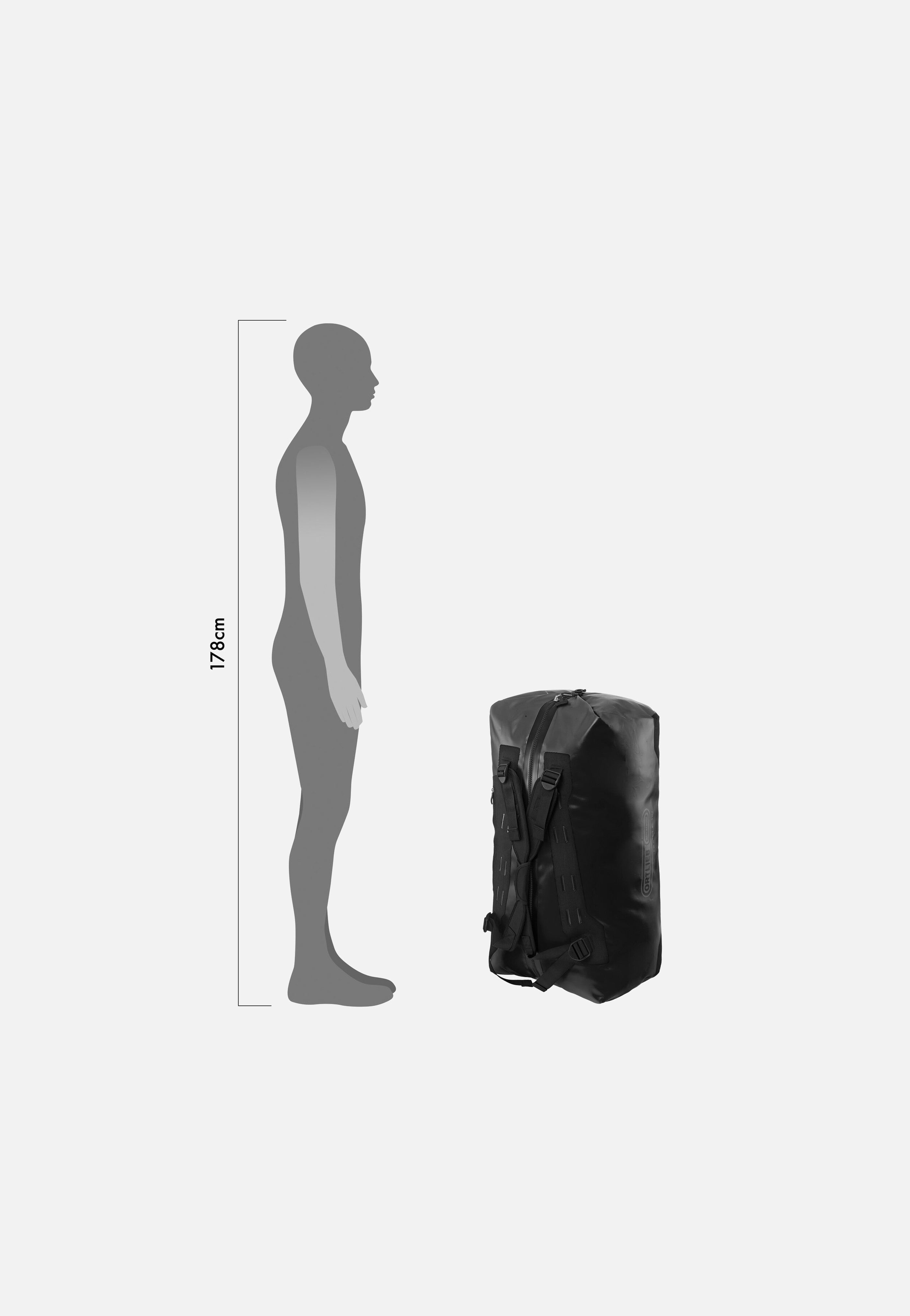 ORTLIEB - Duffle 110L Schwarz - Dufflebag | Neutral-Image