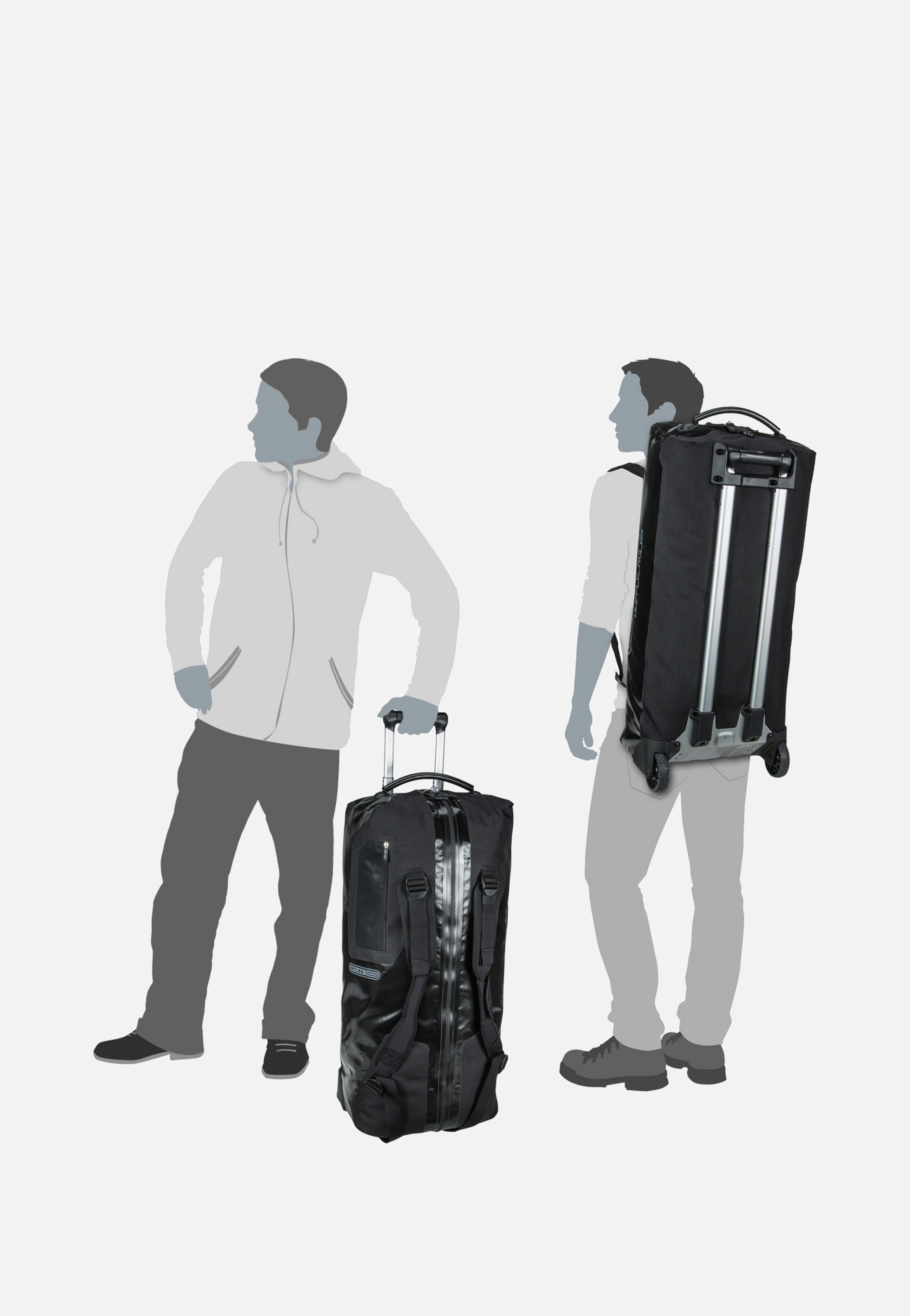 ORTLIEB Duffle RG 85L Schwarz - Travel Bag | Sakoi
