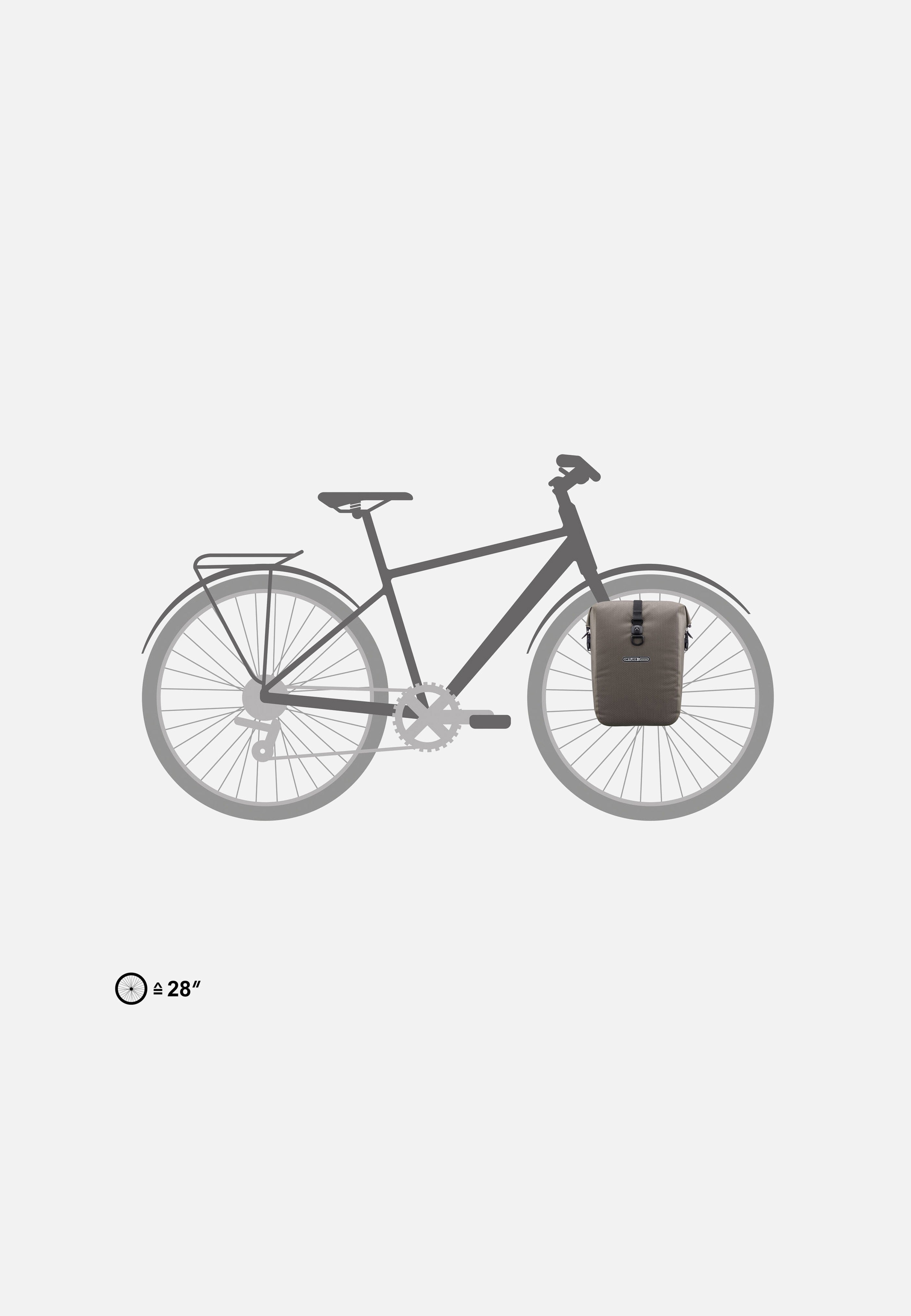 ORTLIEB - Gravel-Pack Dark Sand - Bike Bag | Neutral-Image