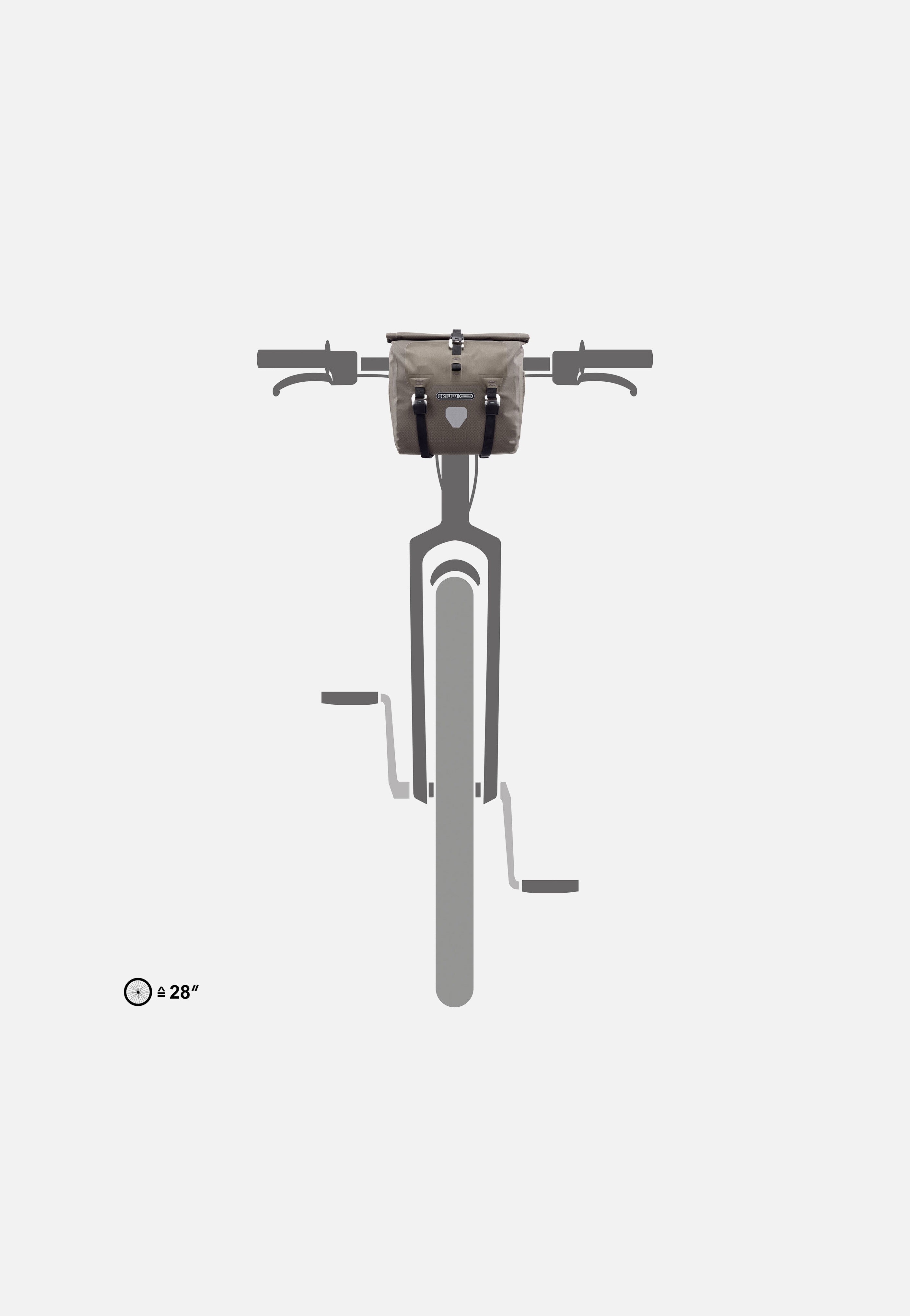 ORTLIEB - Handlebar-Pack QR Dark Sand - Handlebar Bag | Neutral-Image