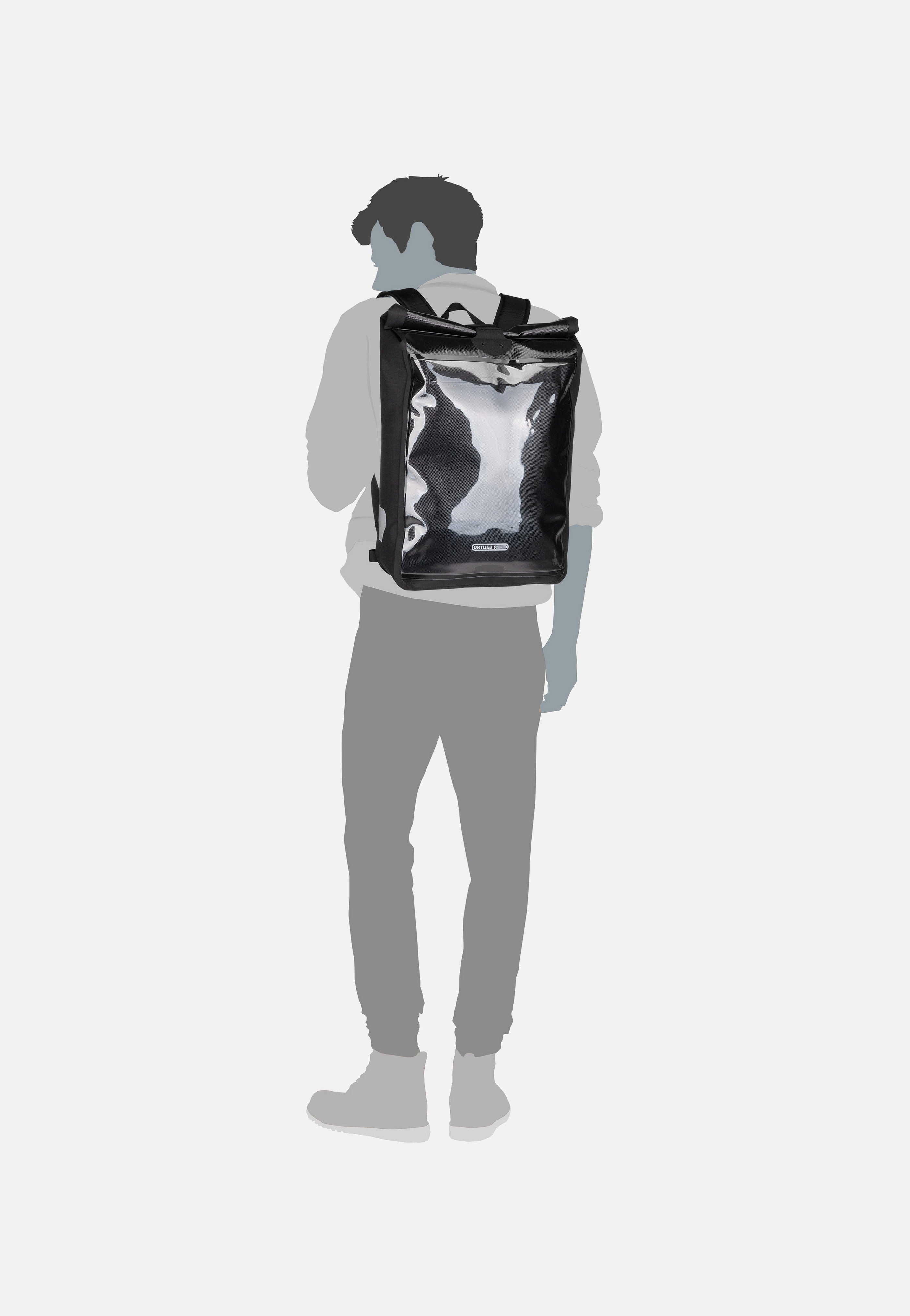 ORTLIEB - Messenger-Bag Pro Black - Rolltop Backpack | Neutral-Image