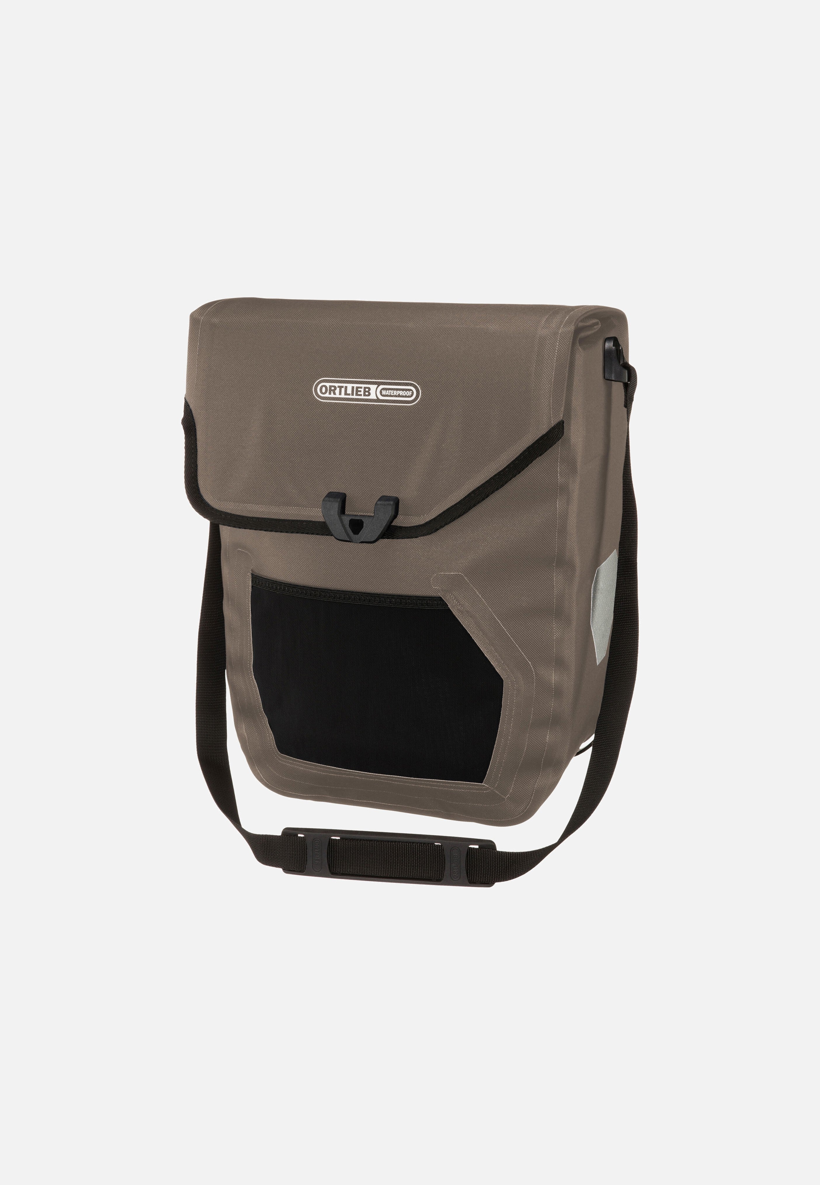 ORTLIEB - Pedal-Mate Single QL2.1 Dark Sand - Bike Bag | Neutral-Image
