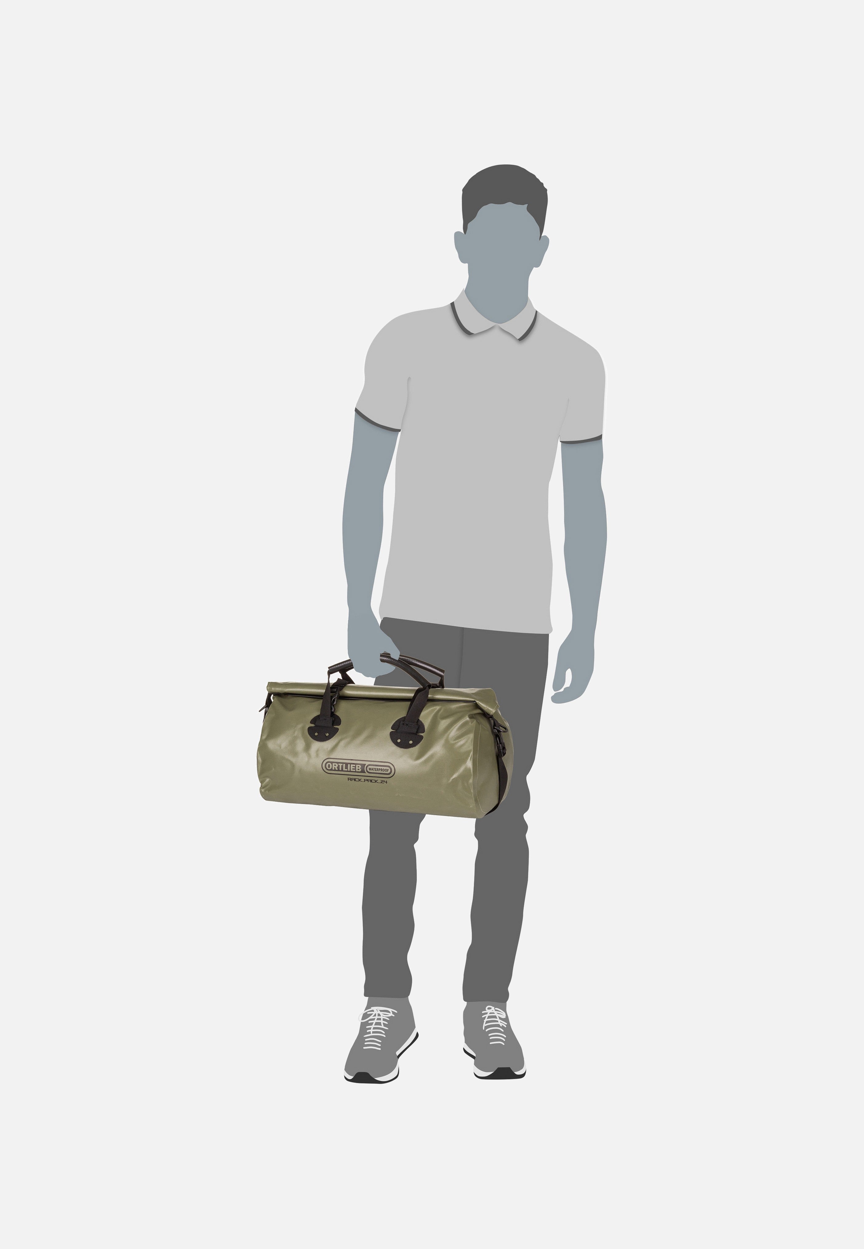 ORTLIEB Rack-Pack 24L Olive - Dufflebag | Sakoi
