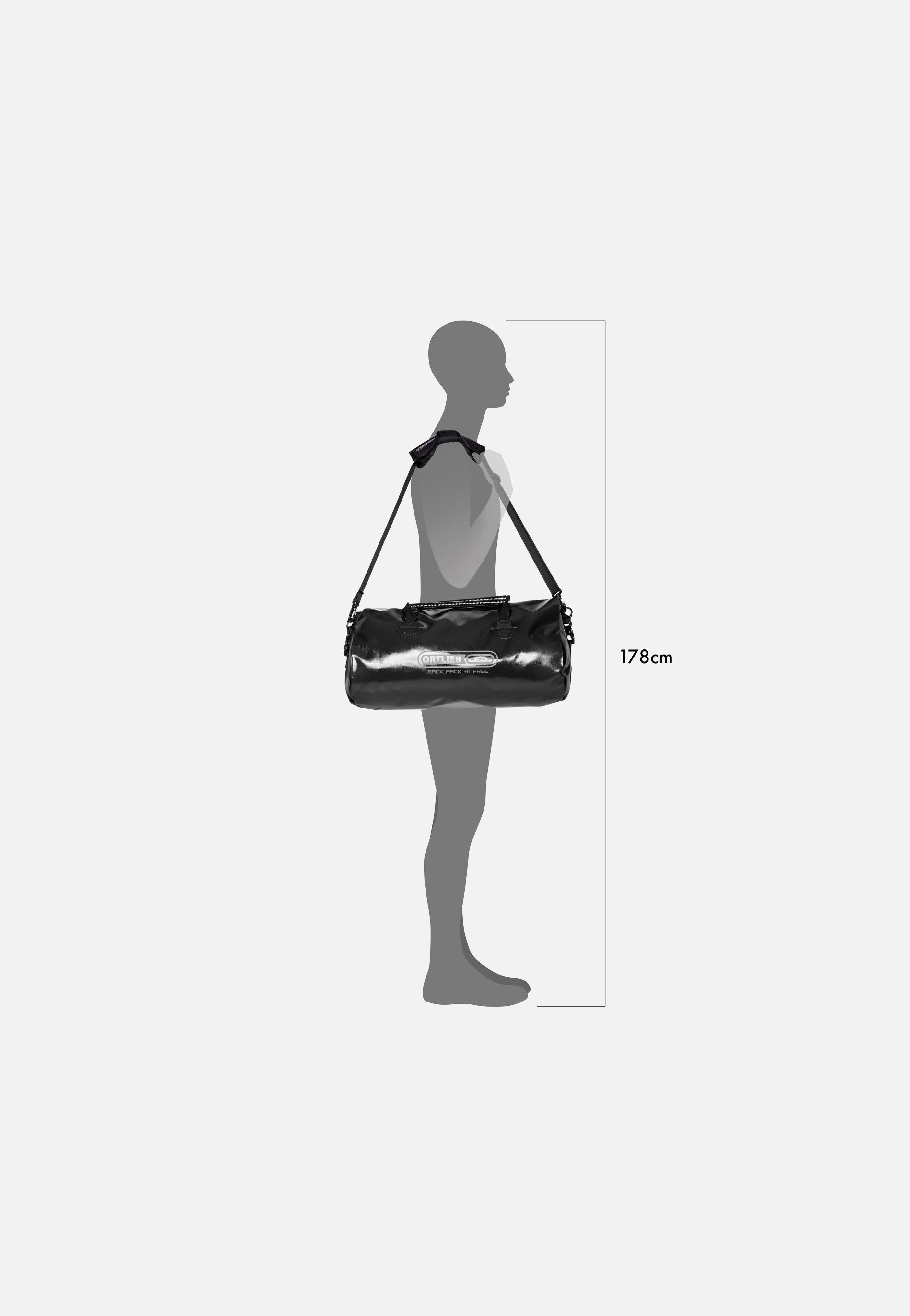 ORTLIEB - Rack-Pack Free Schwarz - Dufflebag | Neutral-Image