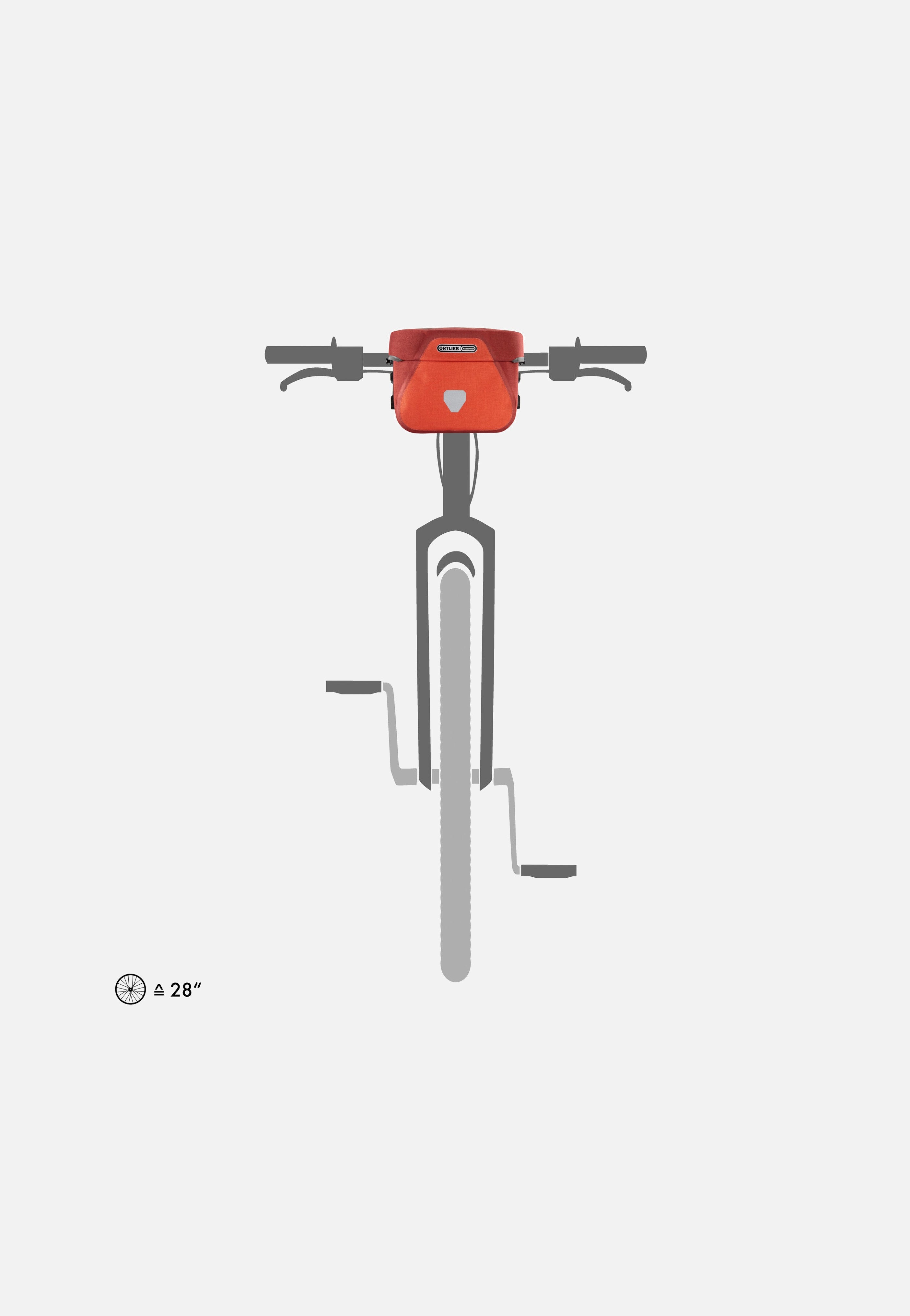 ORTLIEB - Ultimate Plus 6,5L Salsa-Dark Chili - Handlebar Bag | Neutral-Image