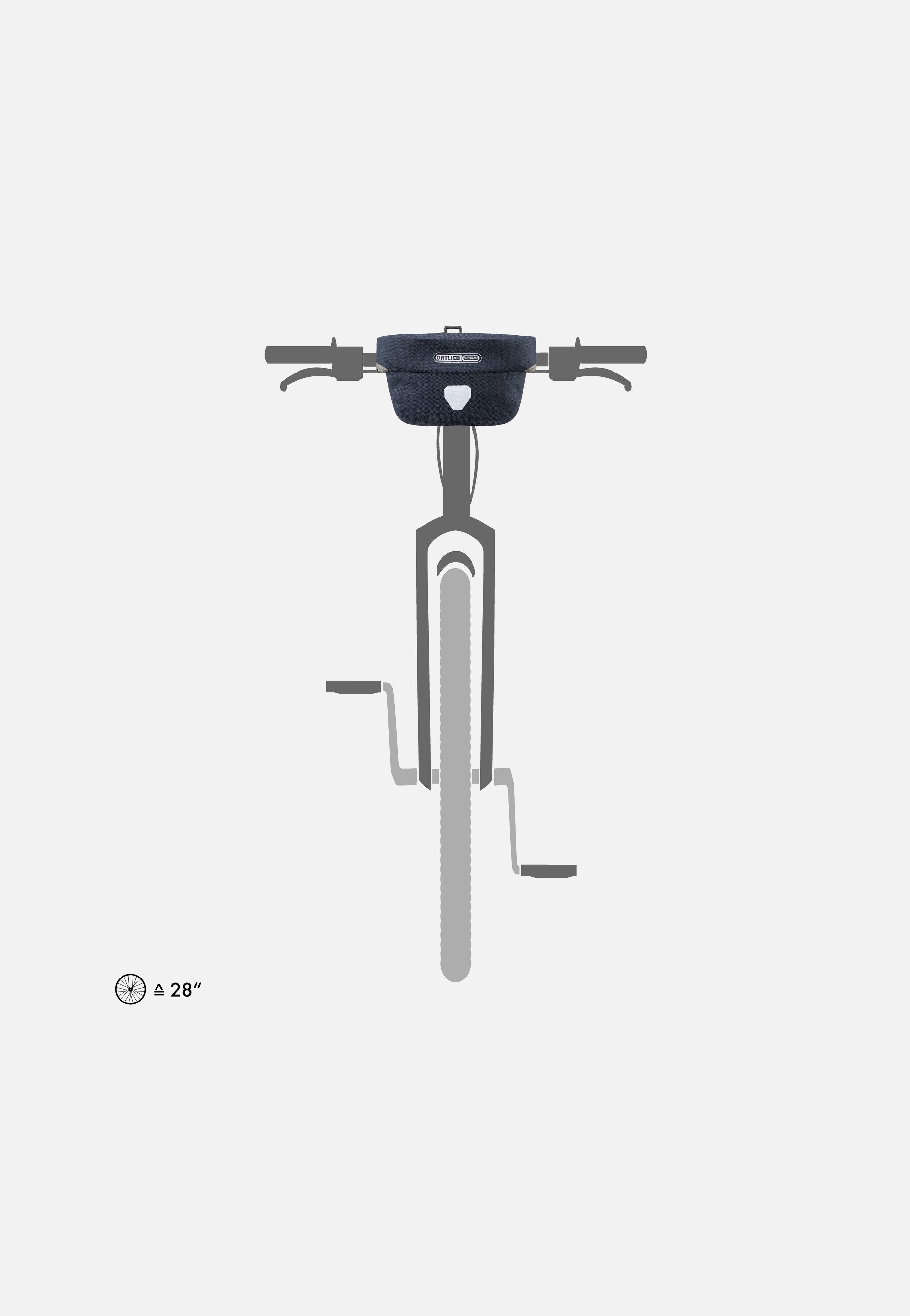 ORTLIEB - Ultimate Urban Ink - Handlebar Bag | Neutral-Image