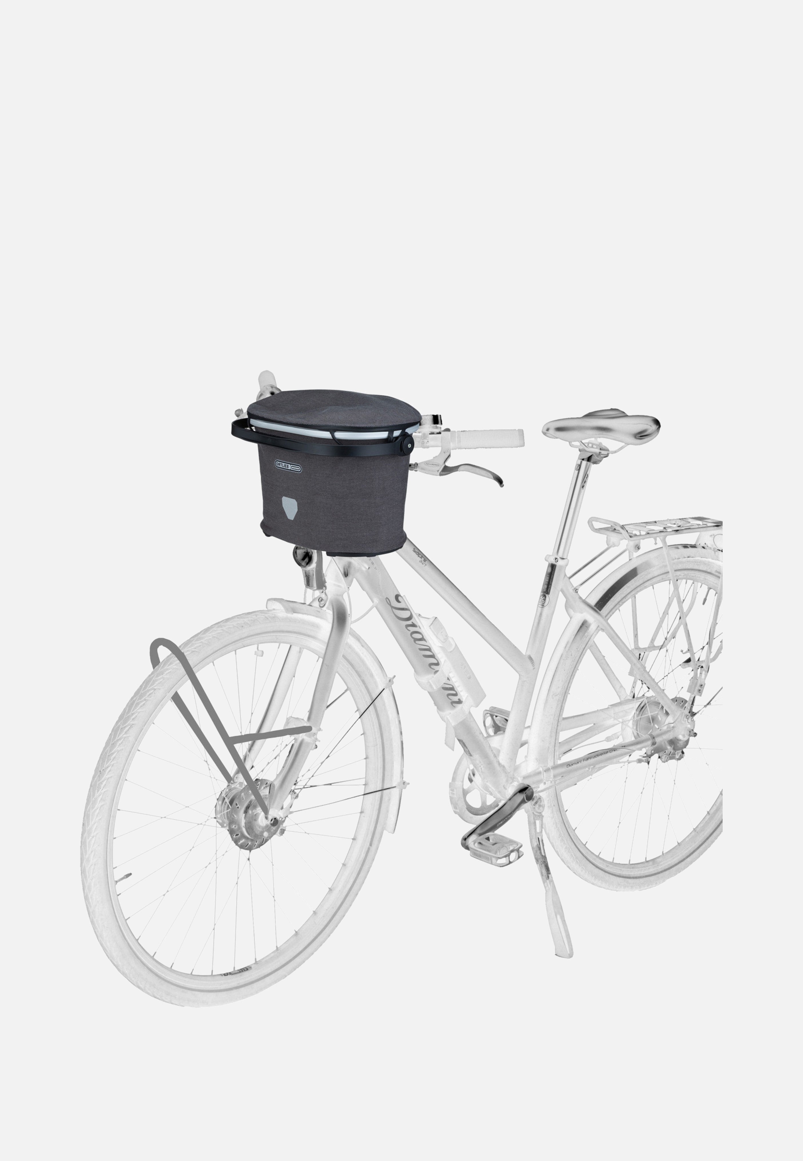 ORTLIEB - Up-Town Urban Pepper - Bike Basket | Neutral-Image