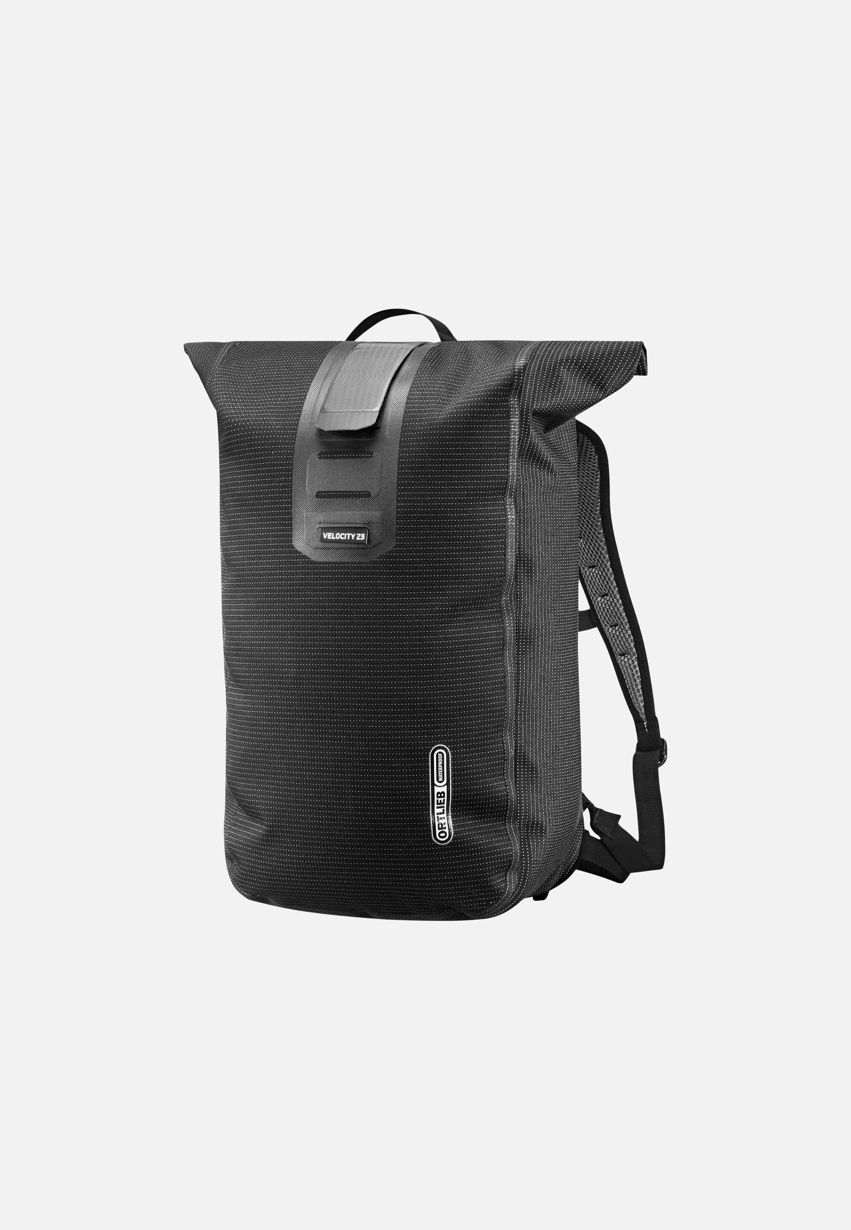 ORTLIEB - Velocity High Visibility Schwarz Reflex - Rolltop Backpack | Neutral-Image