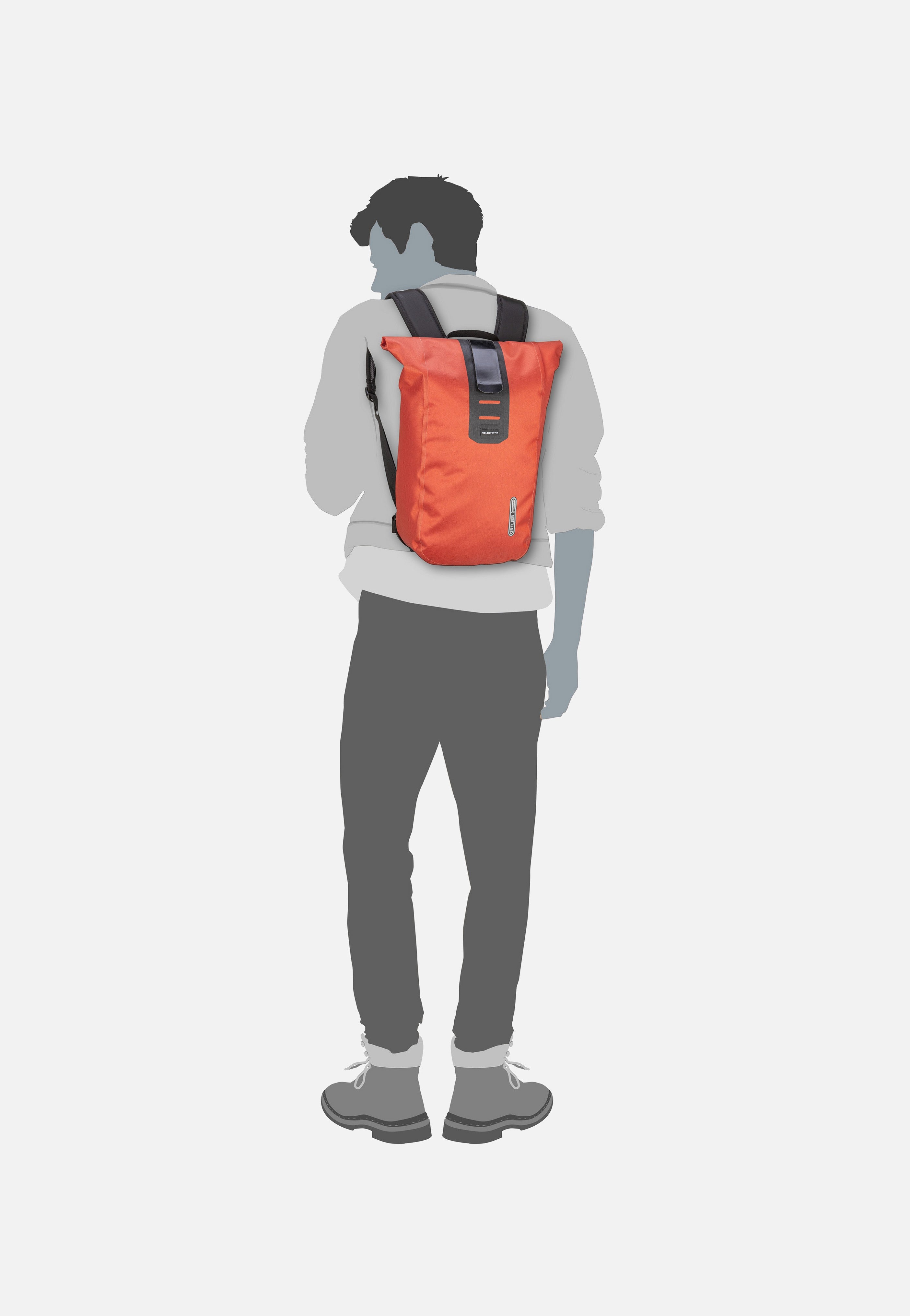 ORTLIEB - Velocity PS 17L Rooibos - Rolltop Backpack | Neutral-Image