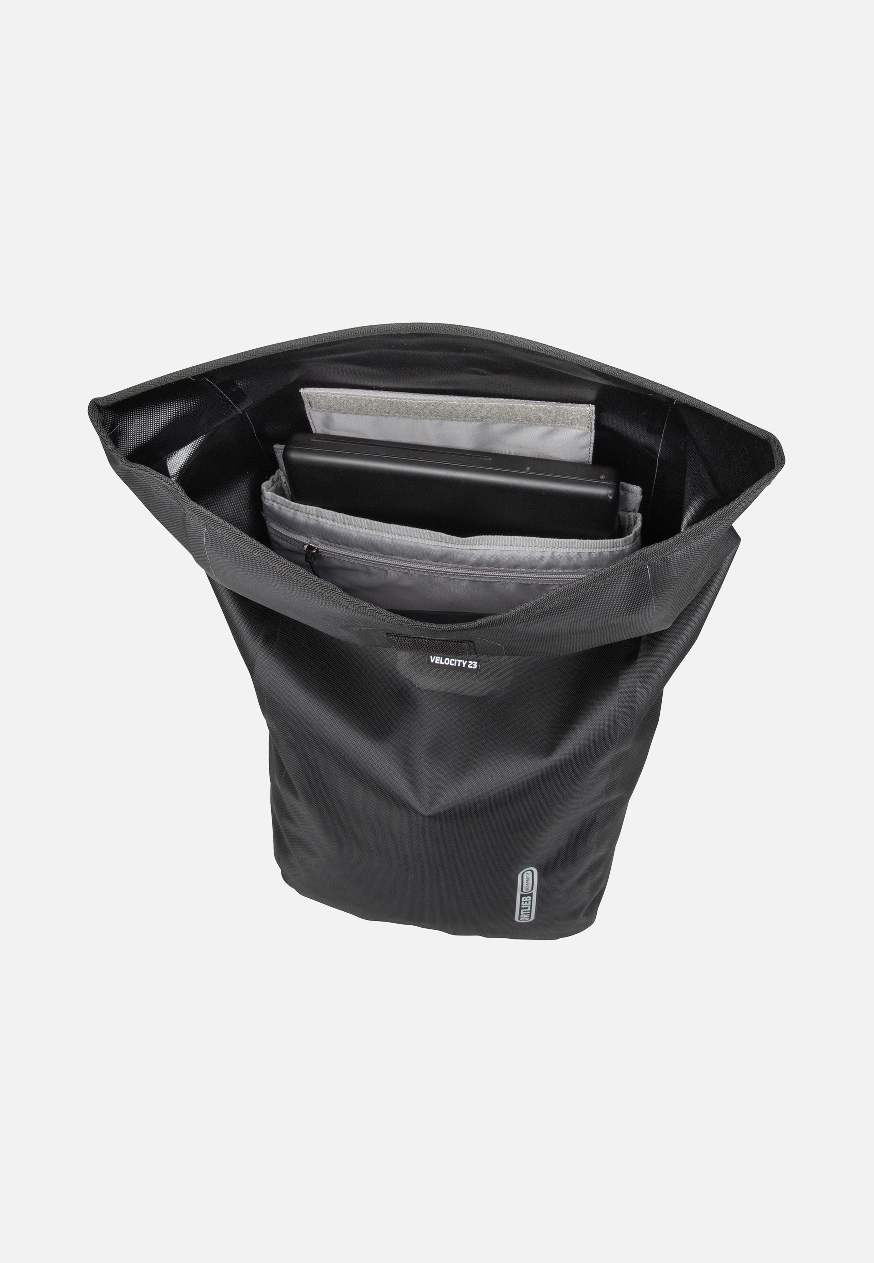 ORTLIEB Velocity PS 23L Schwarz - Rolltop Backpack | Sakoi