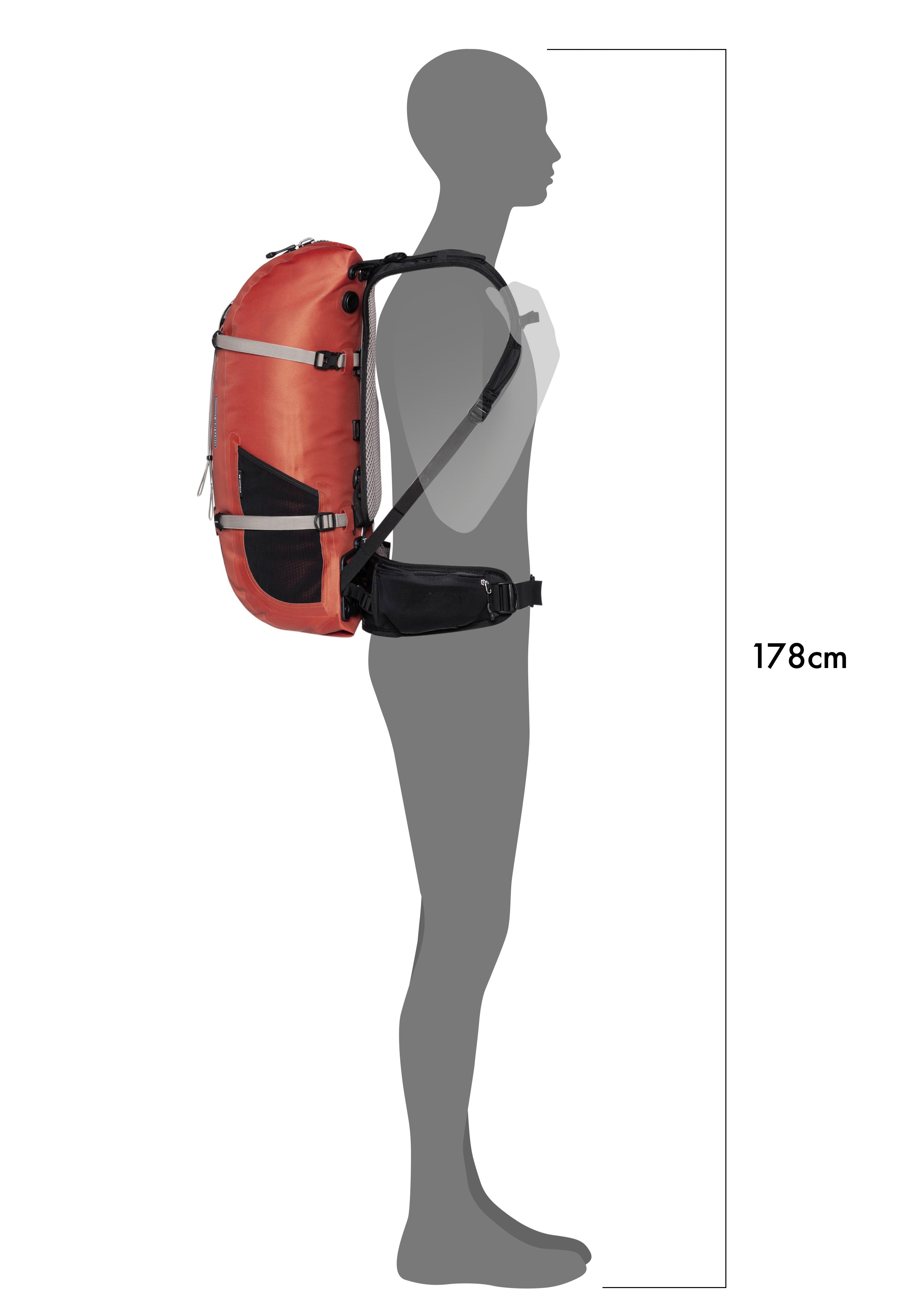 ORTLIEB - Atrack Bike 25 Rooibos - Cycling Backpack | Neutral-Image