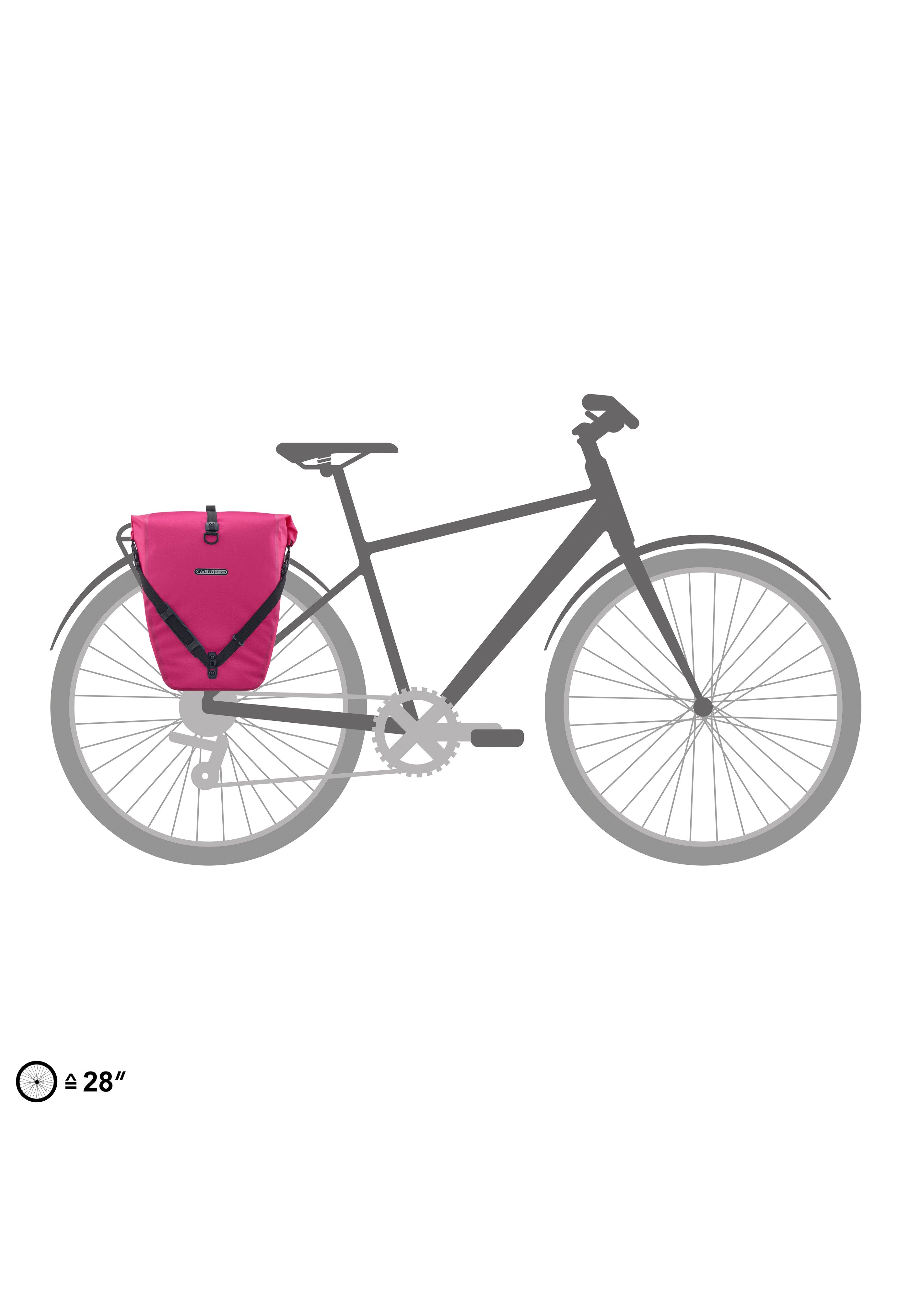 ORTLIEB Back-Roller Cyber QL2.1 Cyber Pink Bike Bag