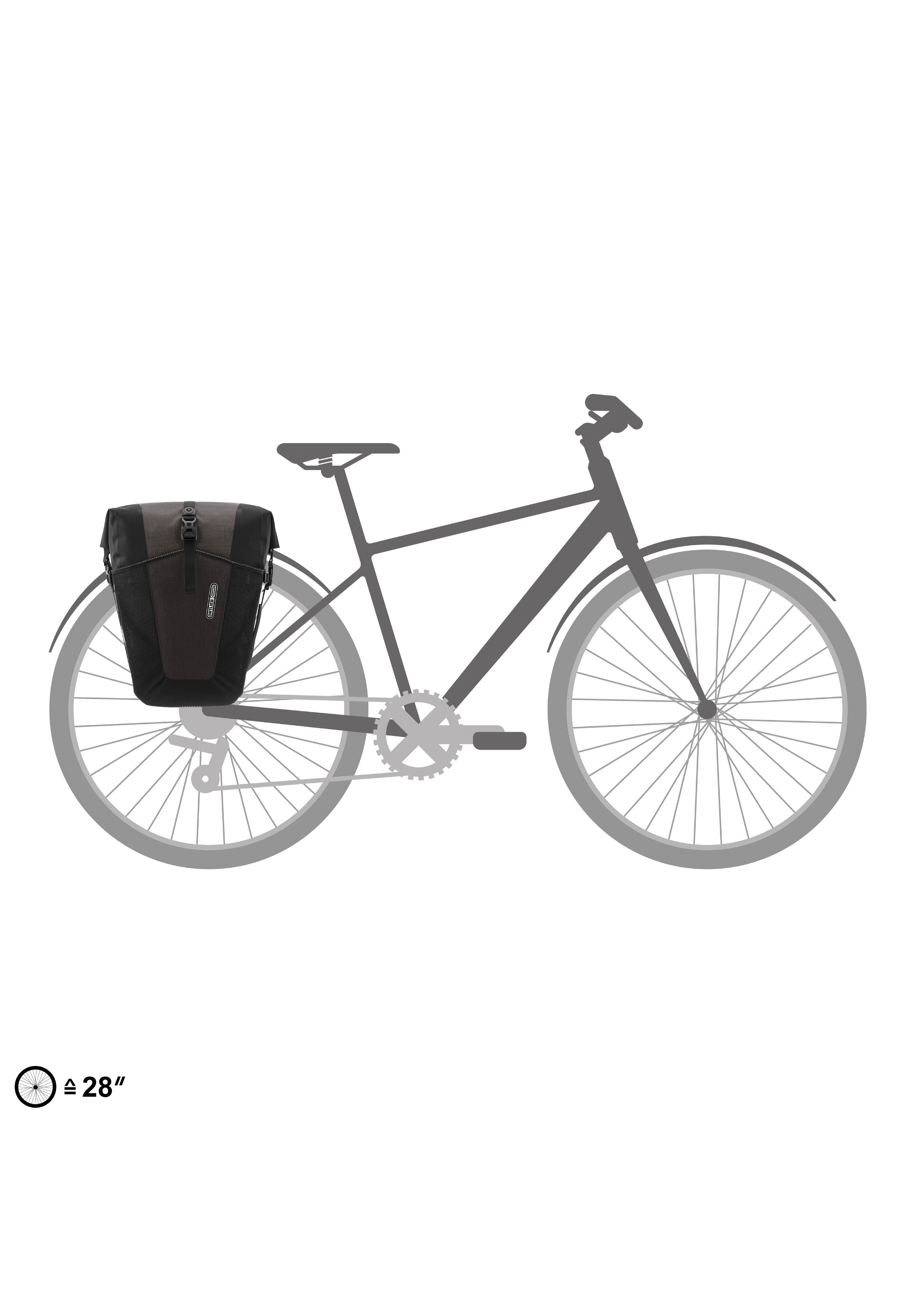 ORTLIEB Back-Roller XL Plus QL2.2 Paar Granite-Black Bike Bag