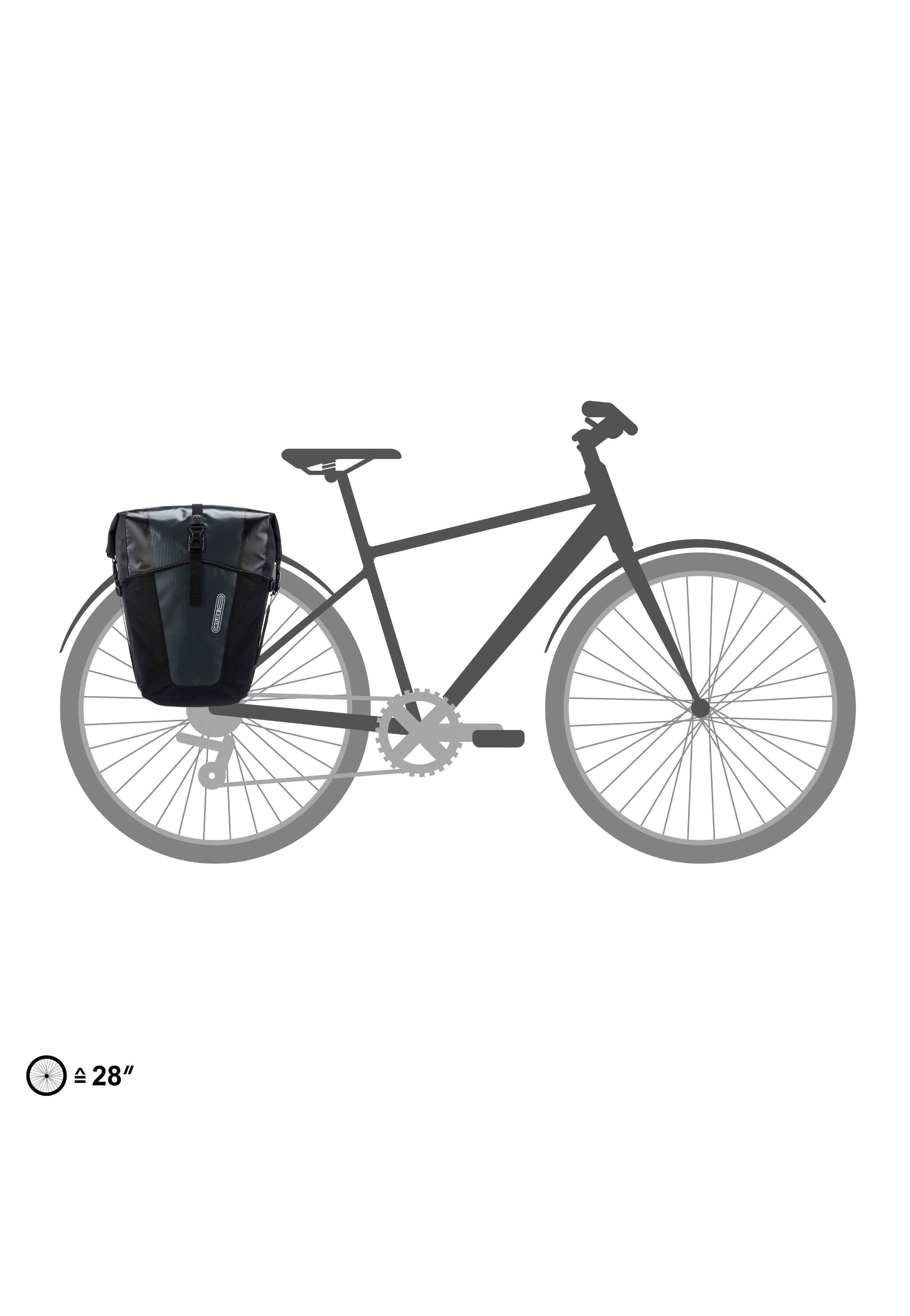ORTLIEB Back-Roller XL QL2.2 Paar Asphalt/Black Bike Bag